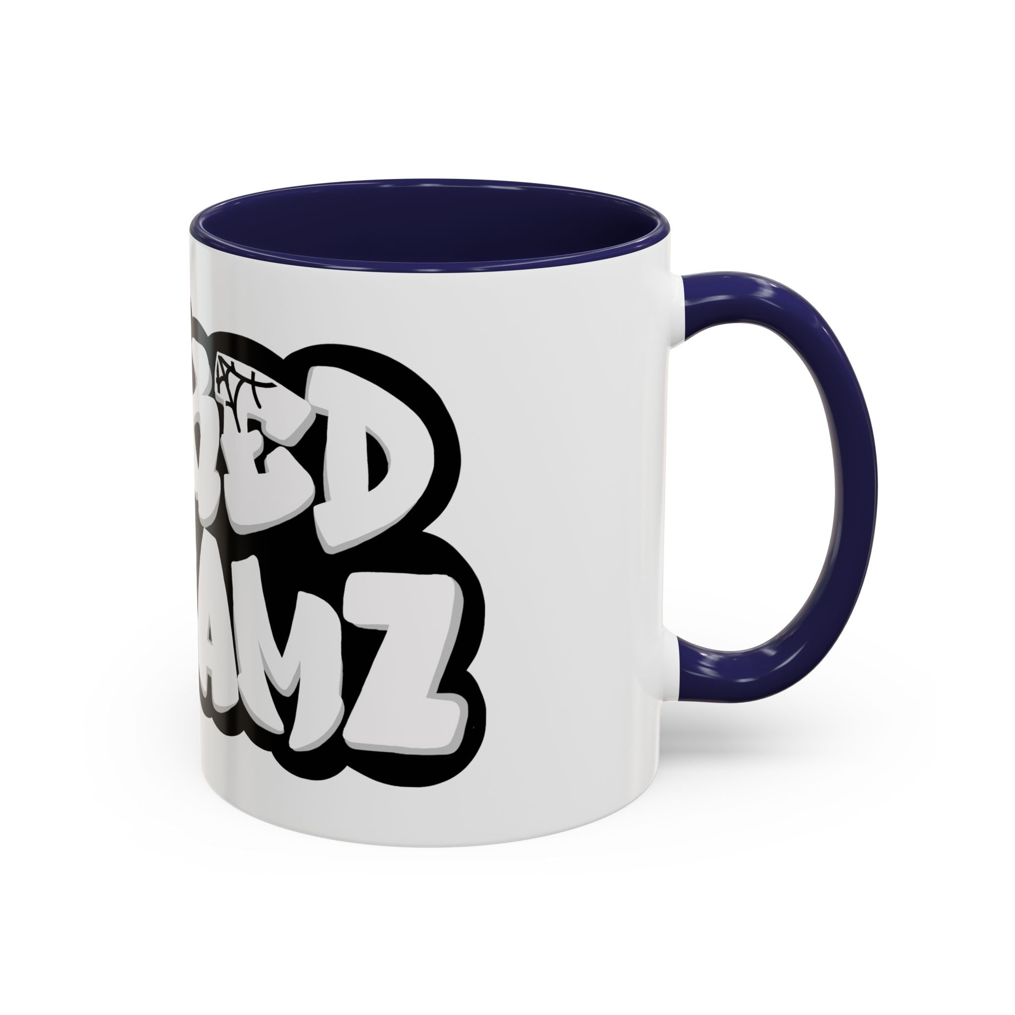 Wicked Dreams Accent Coffee Mug - Unique Gift, Home Decor, Morning Coffee Companion, Graffiti Style, Customizable