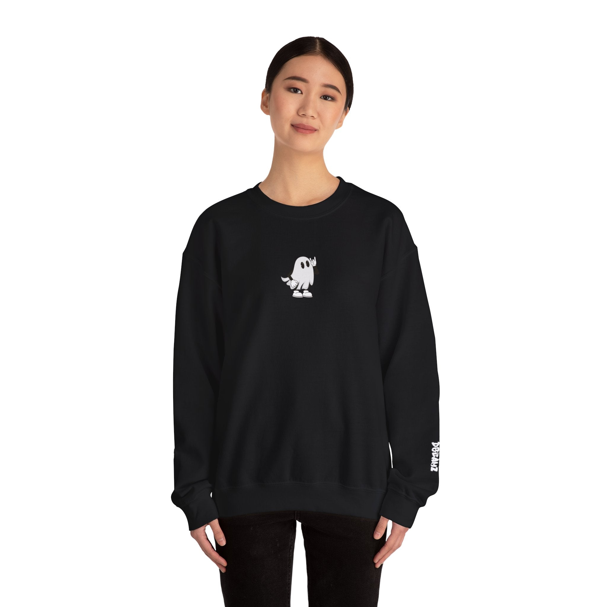 Wicked Cool Ghost Sweatshirt | Halloween Style, Cozy Crewneck, Unisex Fashion, Perfect Gift for Spooky Season, Trendy Streetwear