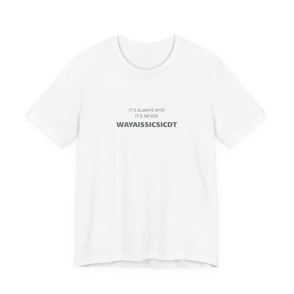 Where are you Unisex Jersey Tee - Perfect Gift for Friends, Casual Wear, Birthdays, Anniversaries, Humor Merch, Everyday Comfort