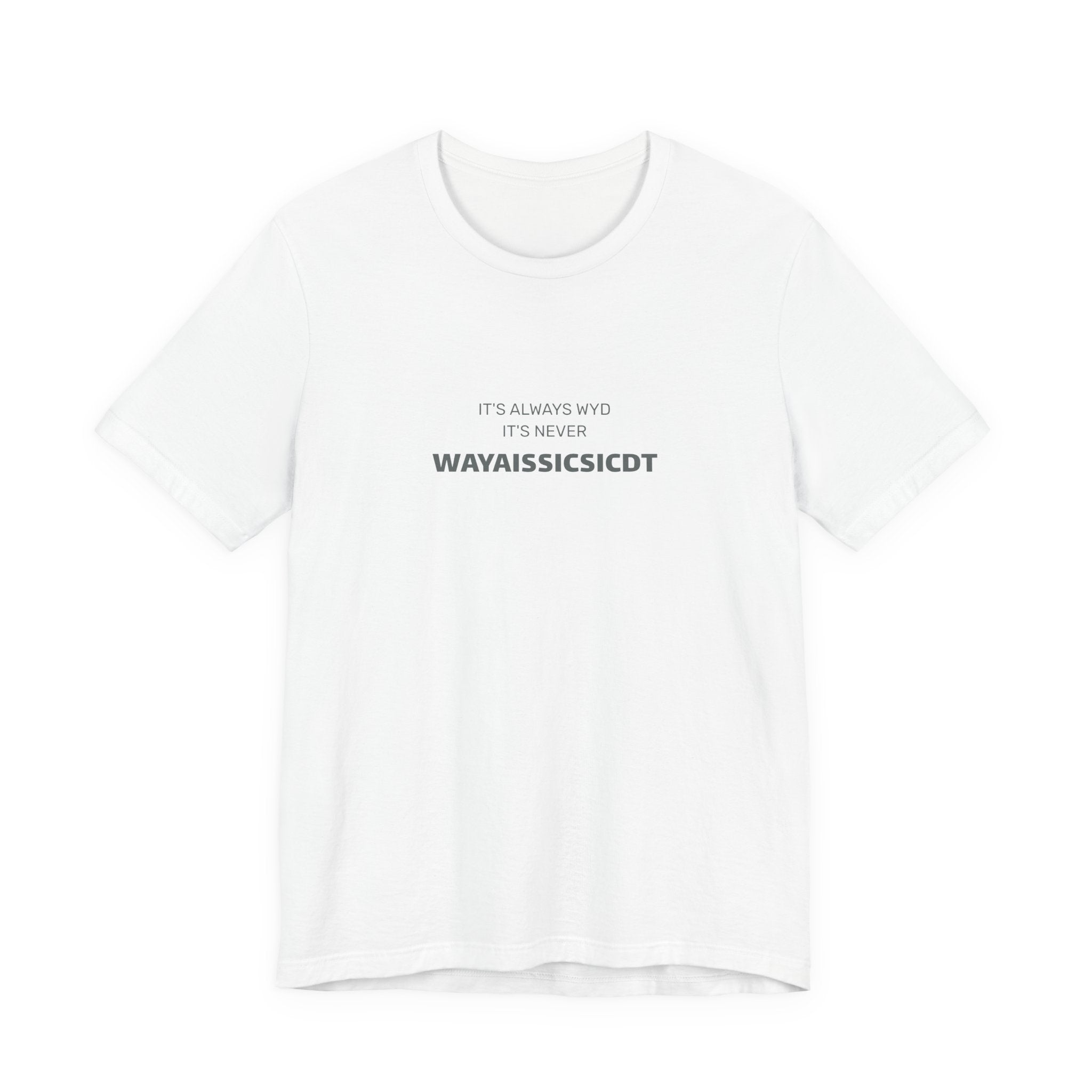 Where are you Unisex Jersey Tee - Perfect Gift for Friends, Casual Wear, Birthdays, Anniversaries, Humor Merch, Everyday Comfort