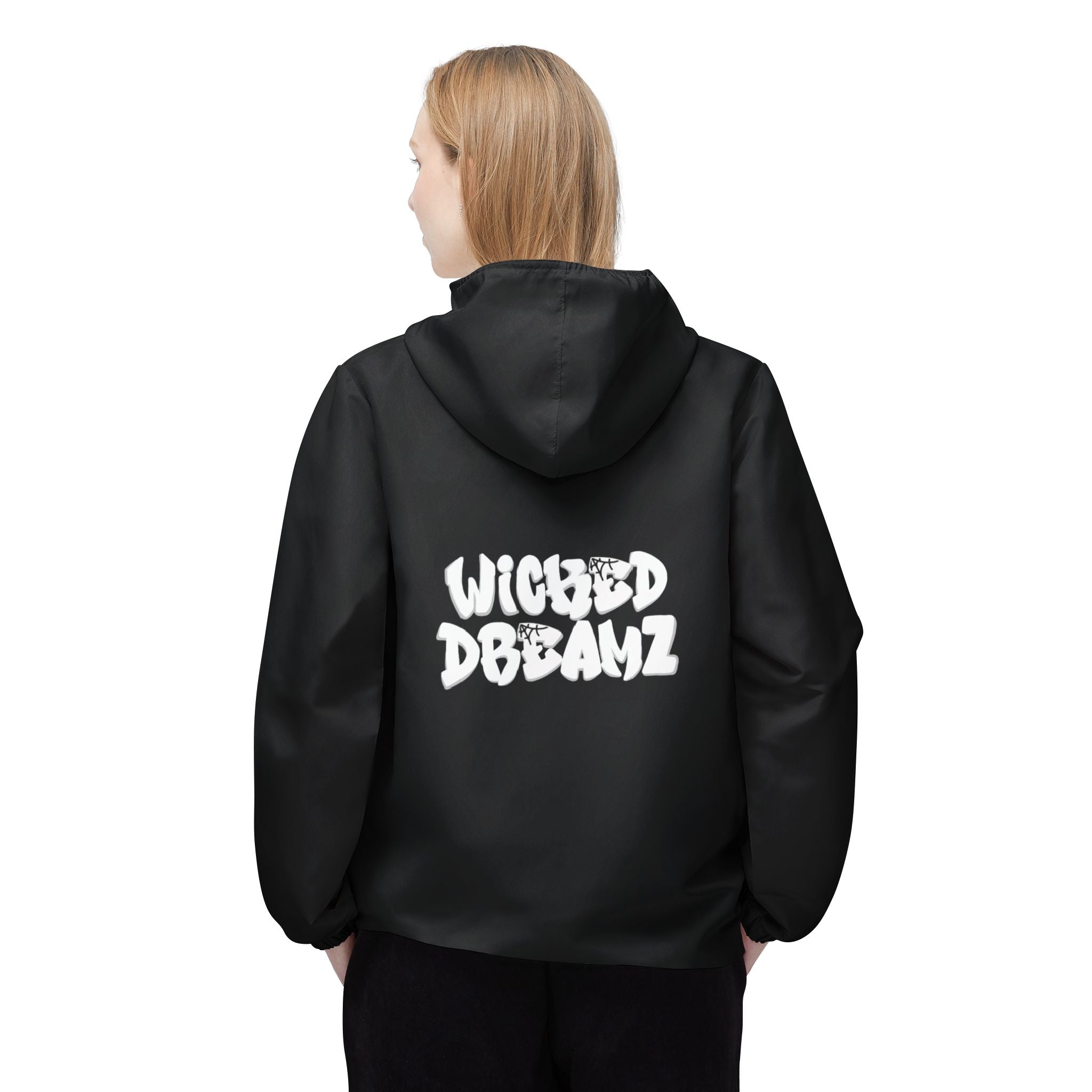 Wicked Dreamz Windbreaker Jacket, Urban Casual Outerwear, Water-Resistant Jacket, Streetwear Essential, Unisex Activewear, Perfect for [...]