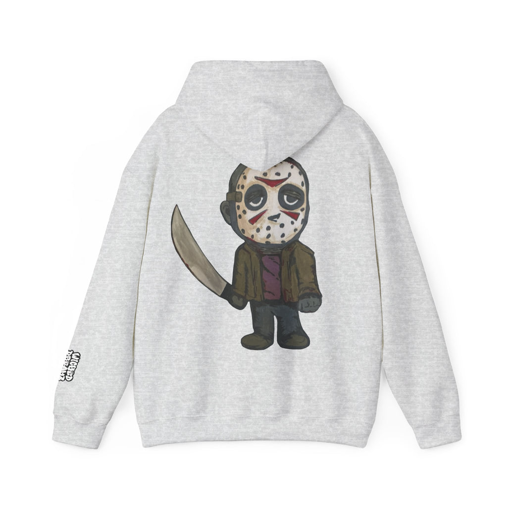 Cute Horror Character Hoodie, Fun Unisex Sweatshirt, Perfect for Halloween, Movie Nights, Casual Style, Gift for Film Lovers