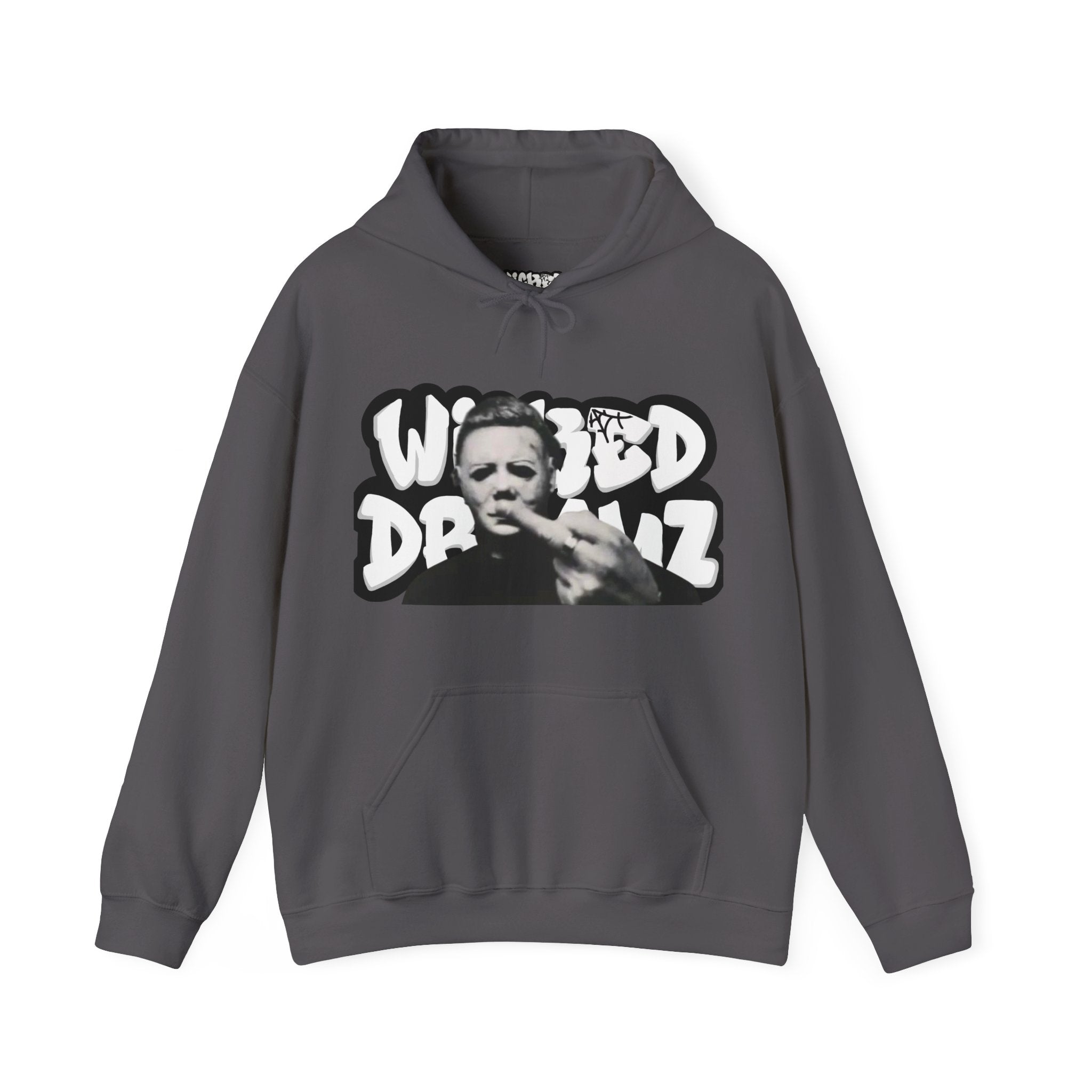 Wicked Dreamz Myers Hoodie, Unisex Heavy Blend Sweatshirt, Streetwear Sweatshirt, Cool Graphic Hoodie, Unique Gift for Music Lovers