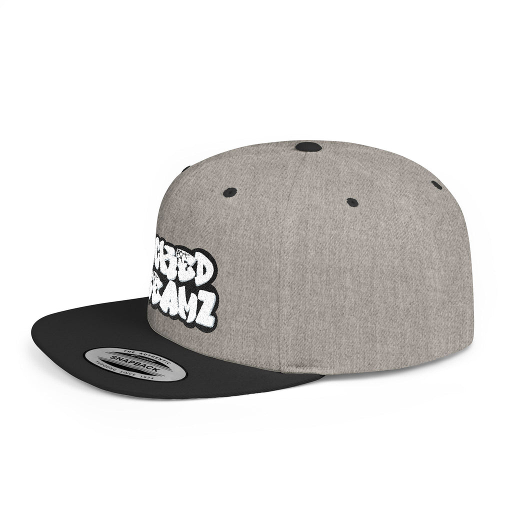 Wicked Dreamz Snapback Hat, Trendy Flat Bill Cap for Street Style, Unisex Urban Fashion, Perfect Gift for Hip-Hop Lovers, Casual Wear