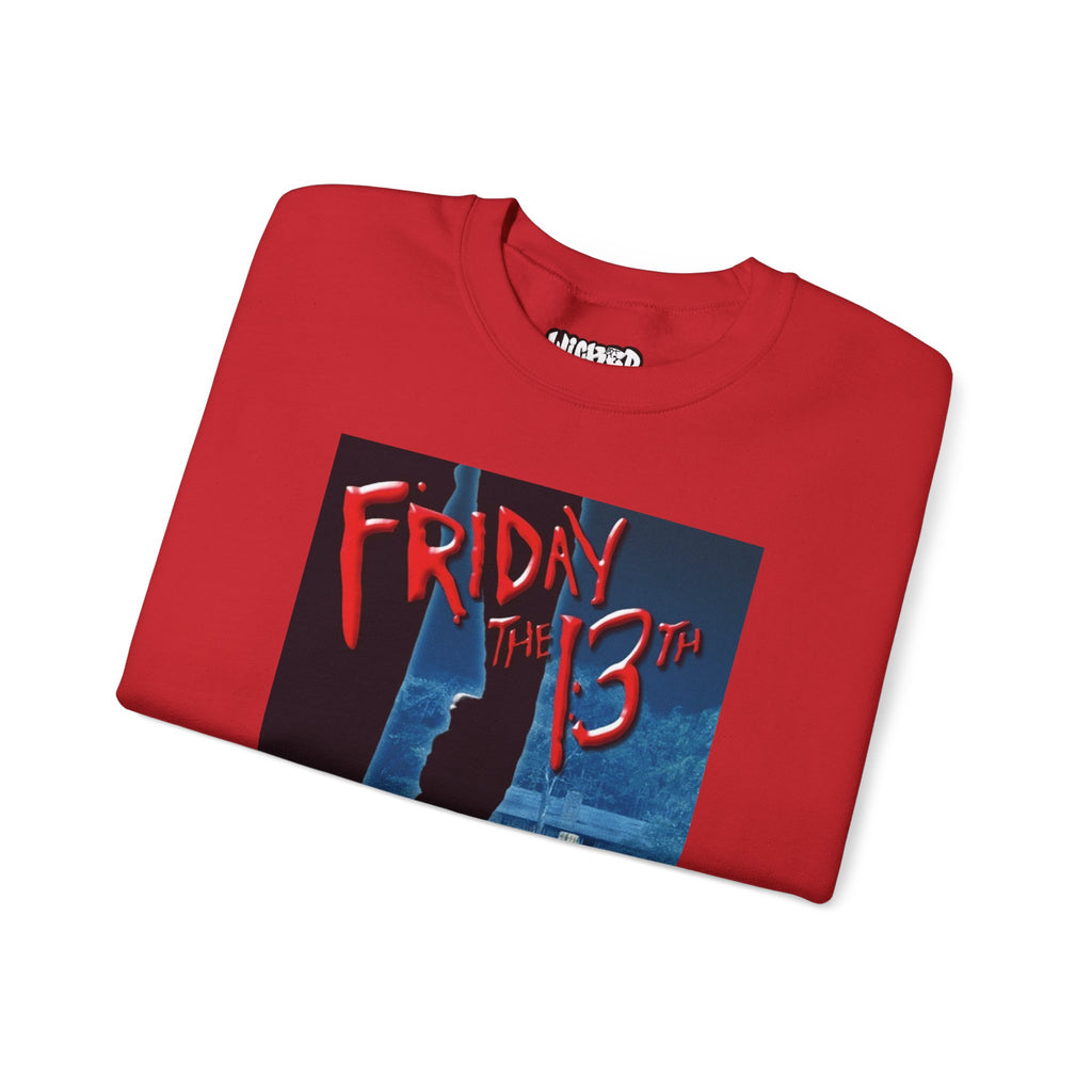 Friday the 13th Unisex Crewneck Sweatshirt, Halloween Apparel, Horror Movie Sweatshirt, Cozy Gift for Fans, Unisex Sweatshirt