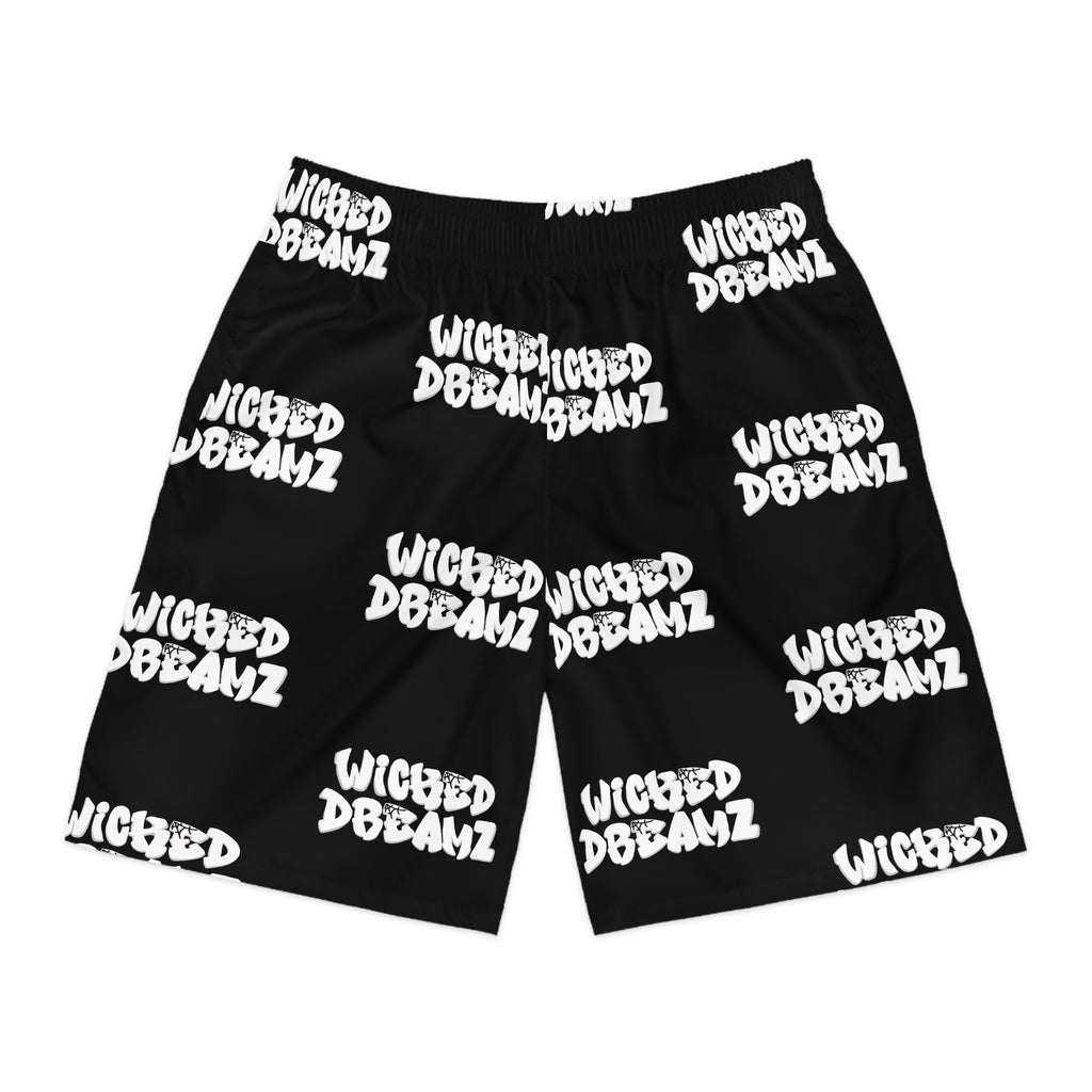 Wicked Dreamz Men's Jogger Shorts, Casual Athletic Wear, Summer Sports Shorts, Graphic Print Lounge Shorts, Trendy Beachwear, Gift for Him