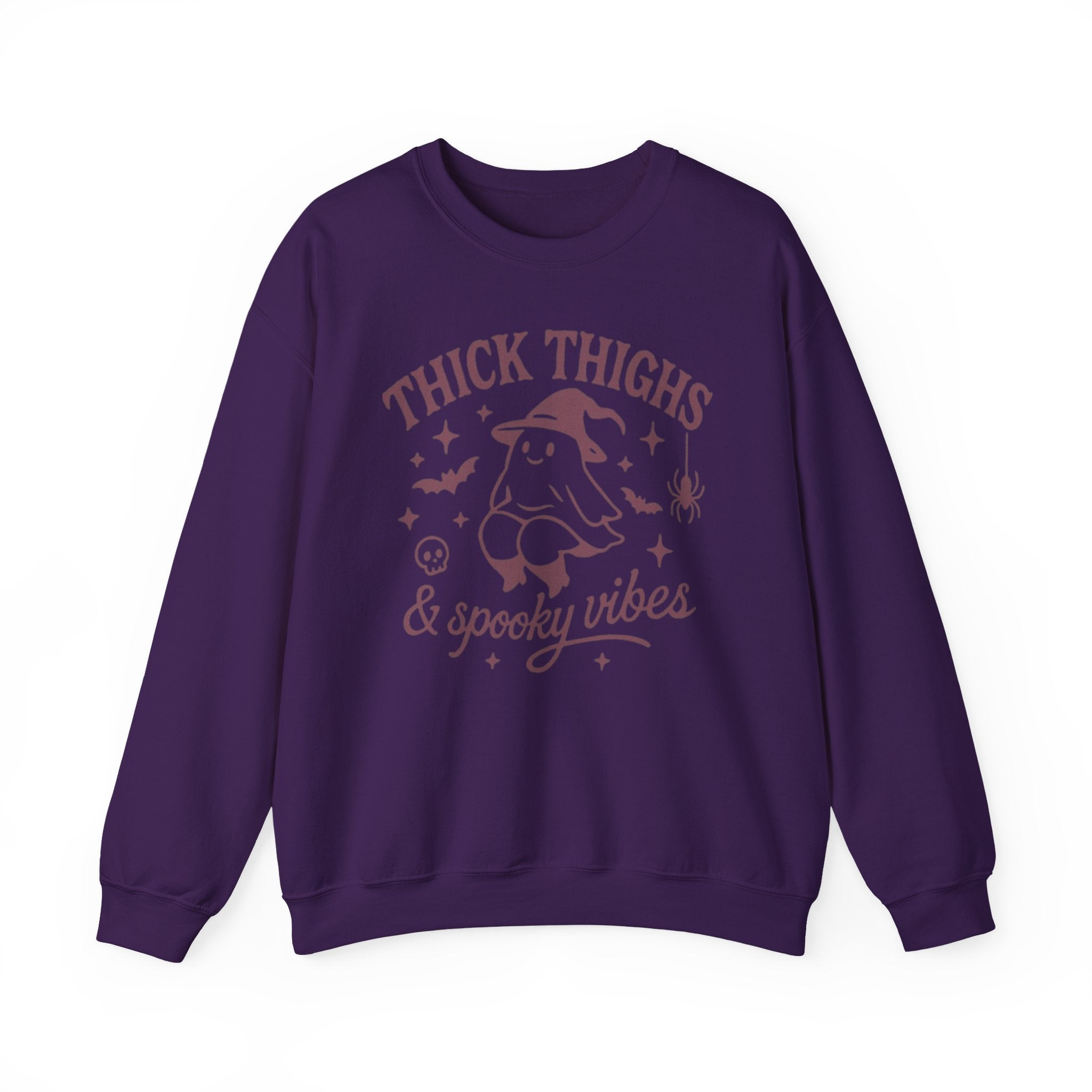 Spooky Vibes Crewneck Sweatshirt, Halloween Sweatshirt, Fall Fashion, Cozy Sweater, Gift for Her, Funny Sweatshirt