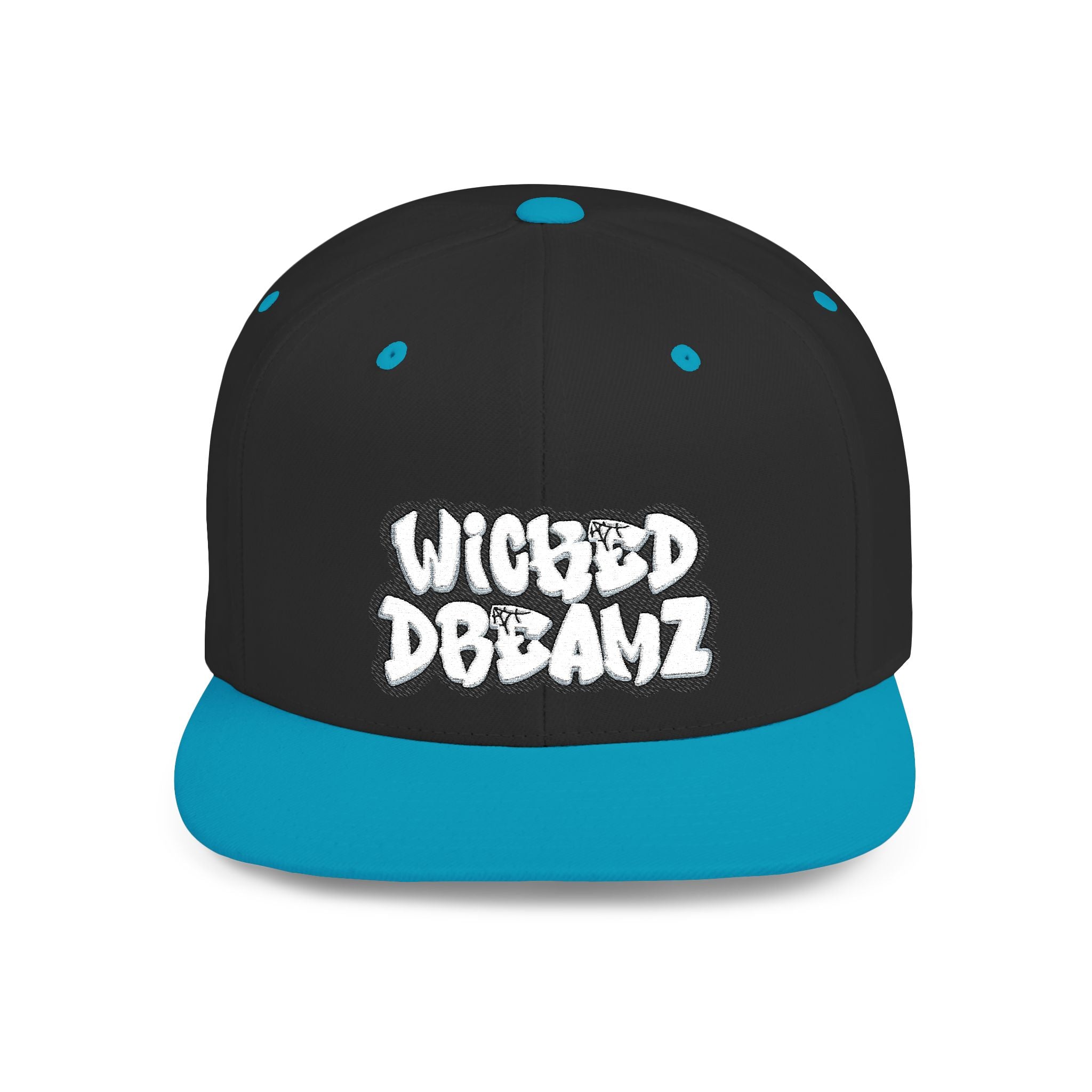 Wicked Dreamz Snapback Hat, Trendy Flat Bill Cap for Street Style, Unisex Urban Fashion, Perfect Gift for Hip-Hop Lovers, Casual Wear