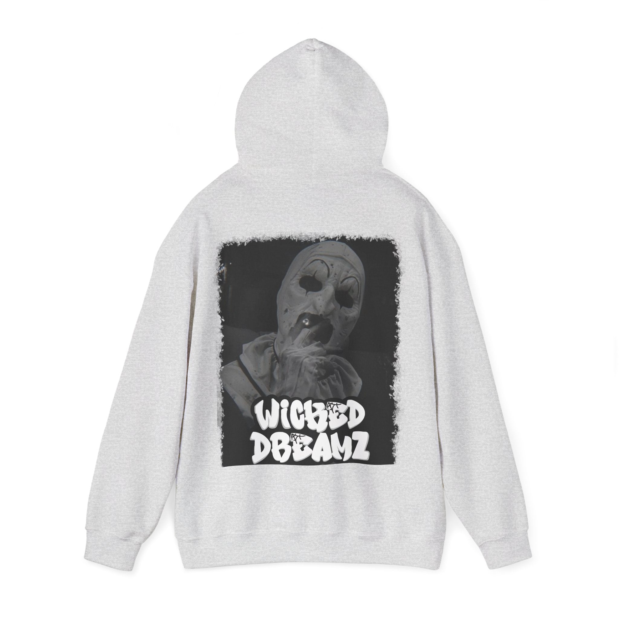 Art the clown Unisex Hoodie - Cozy Streetwear, Horror Fans Gift, Sweatshirt for Every Occasion, Unique Graphic Design, Halloween Apparel