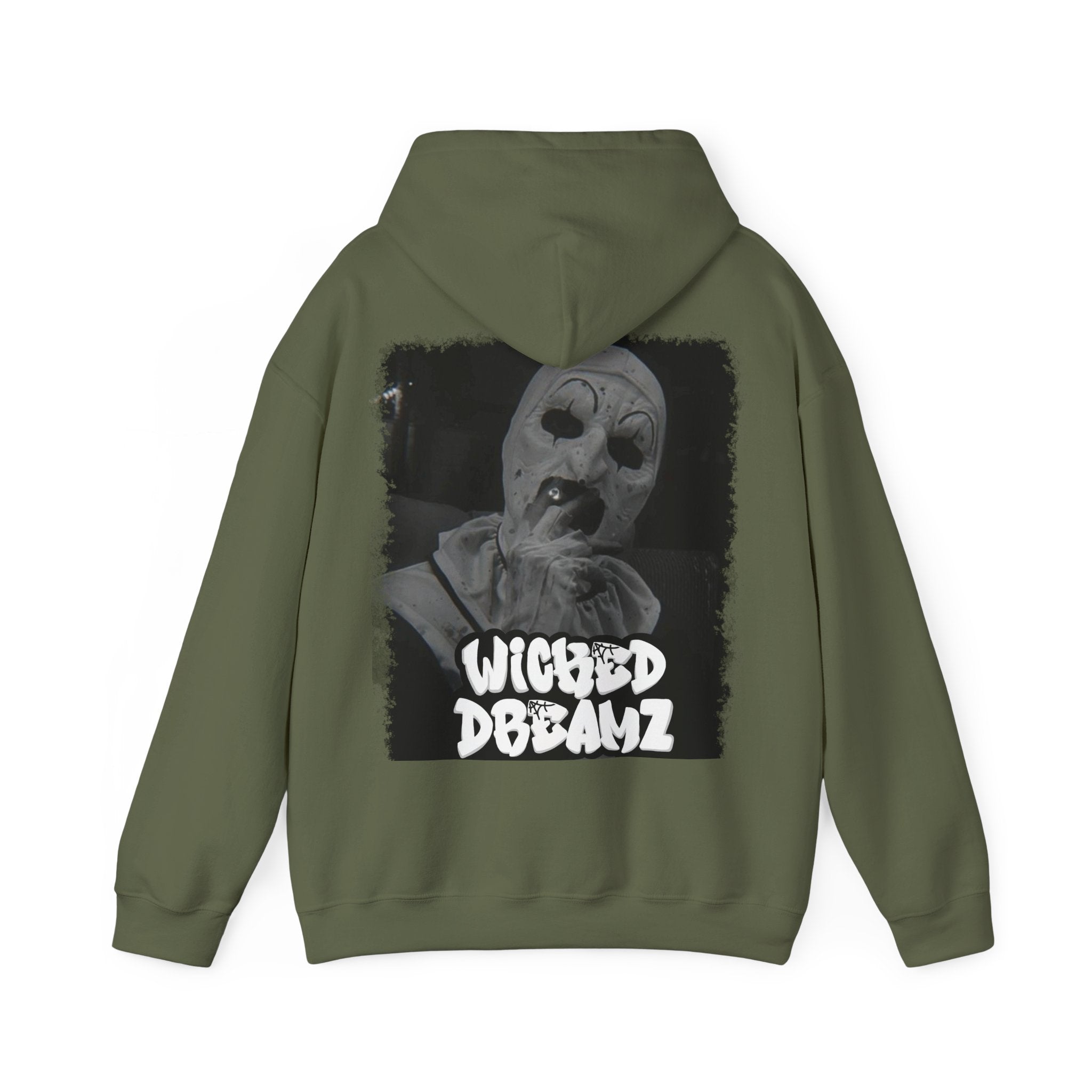 Art the clown Unisex Hoodie - Cozy Streetwear, Horror Fans Gift, Sweatshirt for Every Occasion, Unique Graphic Design, Halloween Apparel