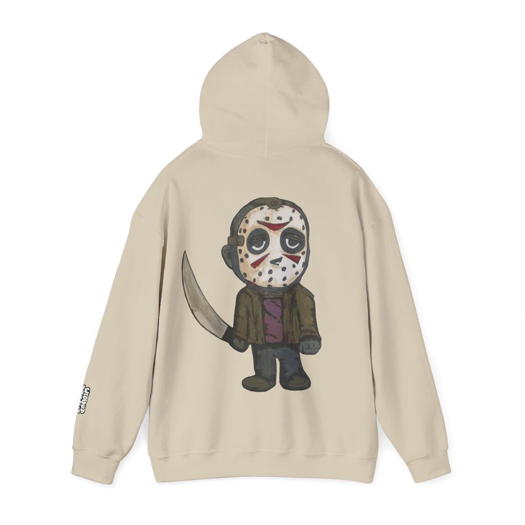 Cute Horror Character Hoodie, Fun Unisex Sweatshirt, Perfect for Halloween, Movie Nights, Casual Style, Gift for Film Lovers