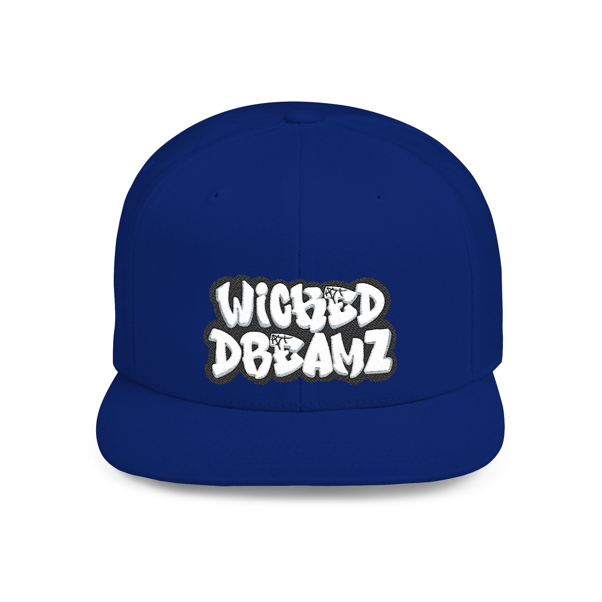 Wicked Dreamz Snapback Hat, Trendy Flat Bill Cap for Street Style, Unisex Urban Fashion, Perfect Gift for Hip-Hop Lovers, Casual Wear