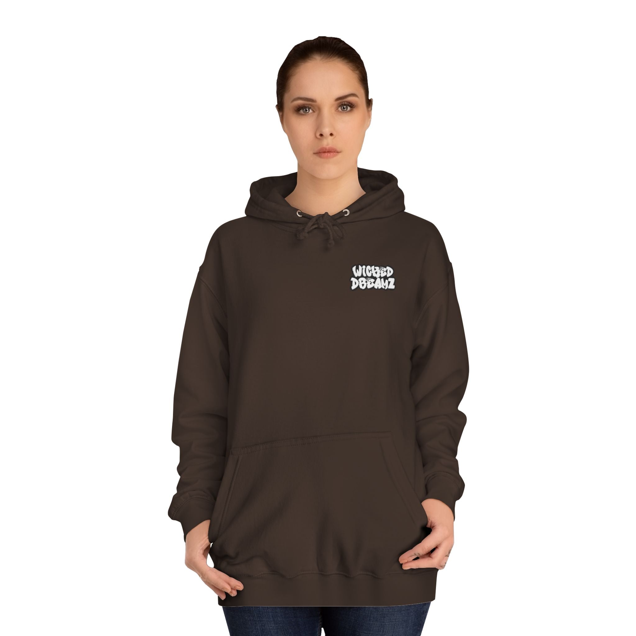 Unisex Skull Art College Hoodie, Casual Halloween Sweatshirt, College Student Gift, Graphic Hoodie for Men and Women, Trendy Layering Wear