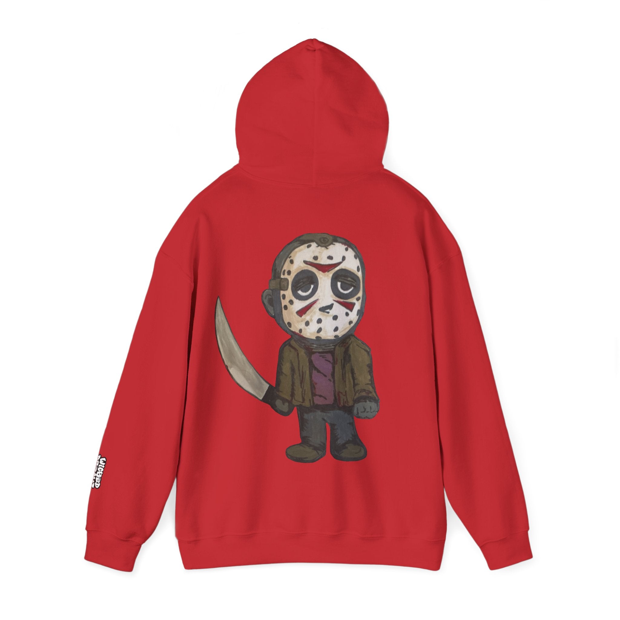Cute Horror Character Hoodie, Fun Unisex Sweatshirt, Perfect for Halloween, Movie Nights, Casual Style, Gift for Film Lovers