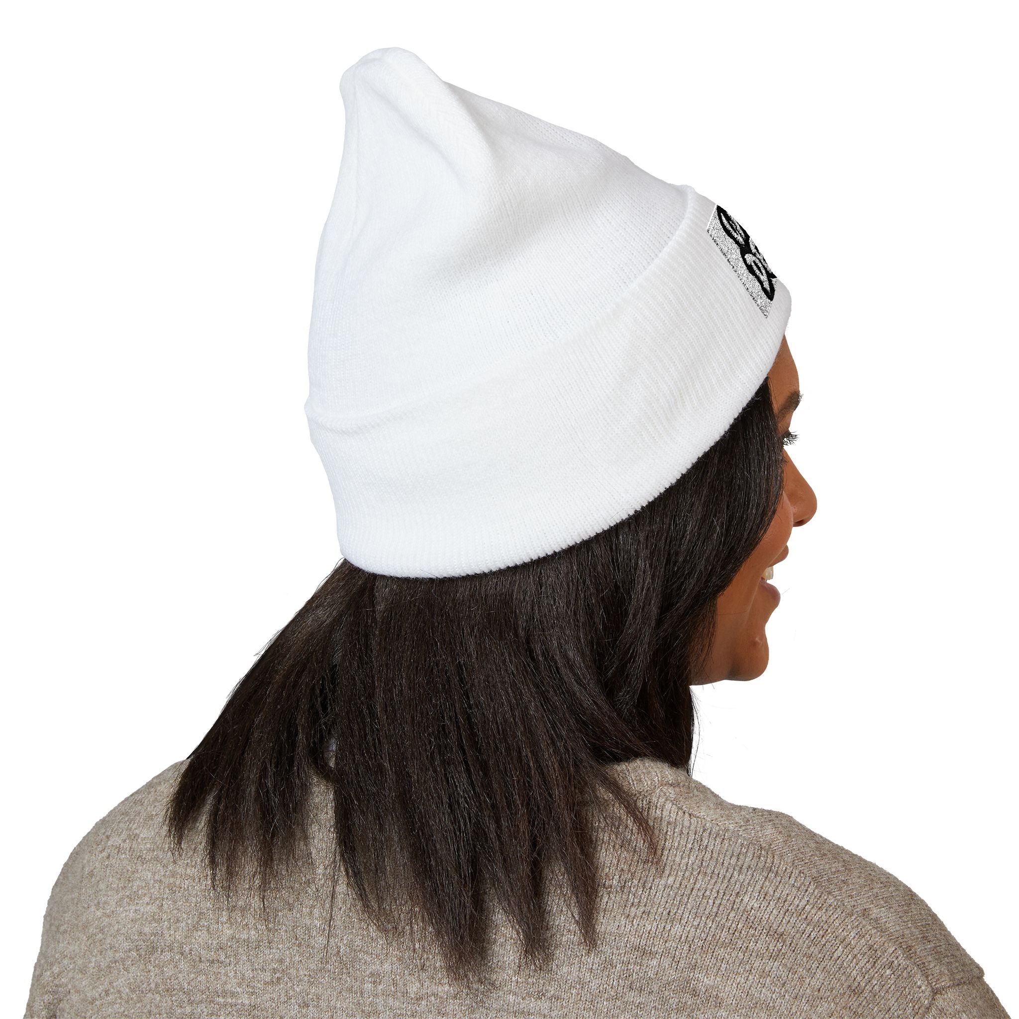 Wicked Dreams Classic Cuffed Beanie, Winter Accessory, Streetwear Hat, Cozy Gift, Embroidered Beanie