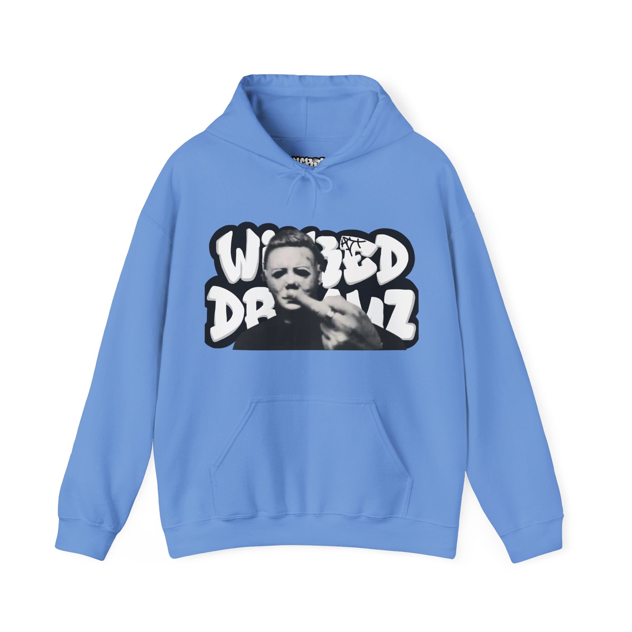 Wicked Dreamz Myers Hoodie, Unisex Heavy Blend Sweatshirt, Streetwear Sweatshirt, Cool Graphic Hoodie, Unique Gift for Music Lovers