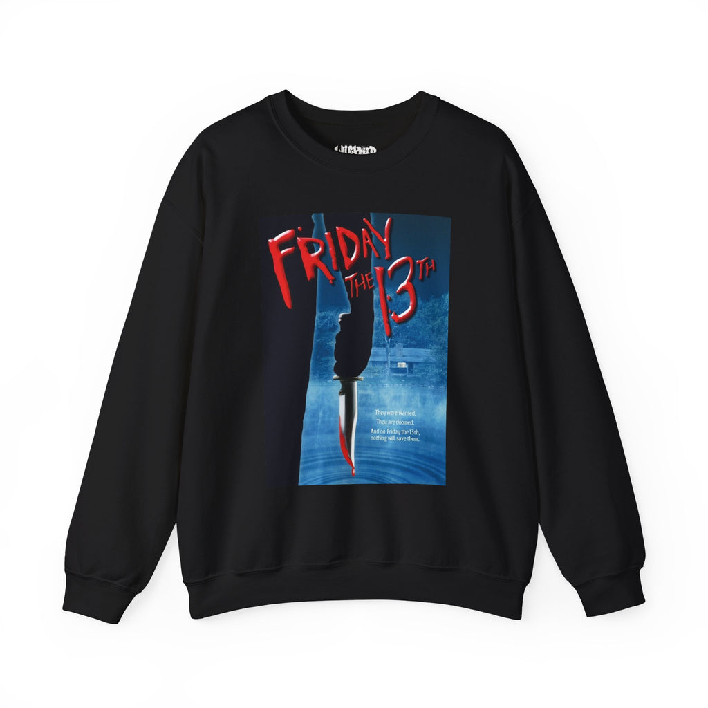 Friday the 13th Unisex Crewneck Sweatshirt, Halloween Apparel, Horror Movie Sweatshirt, Cozy Gift for Fans, Unisex Sweatshirt