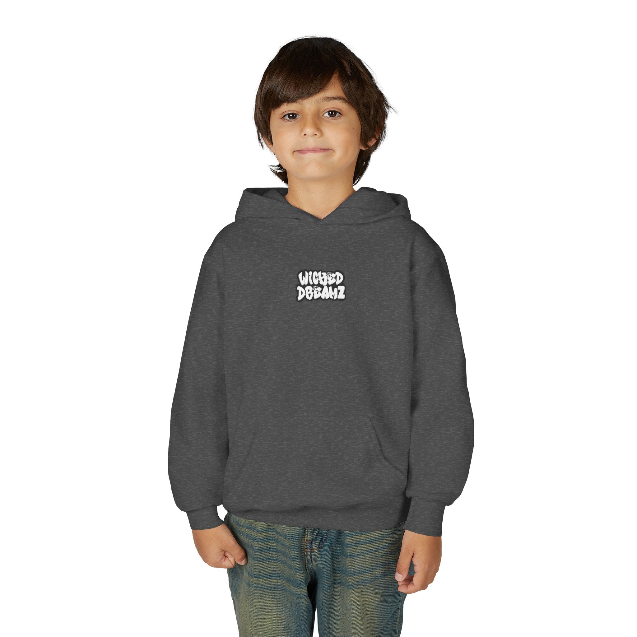Youth Ghostly Fun Sweatshirt, Halloween Hoodie, Kids Pullover, Trick or Treat, Cozy Boo Apparel, Spooky Season Style