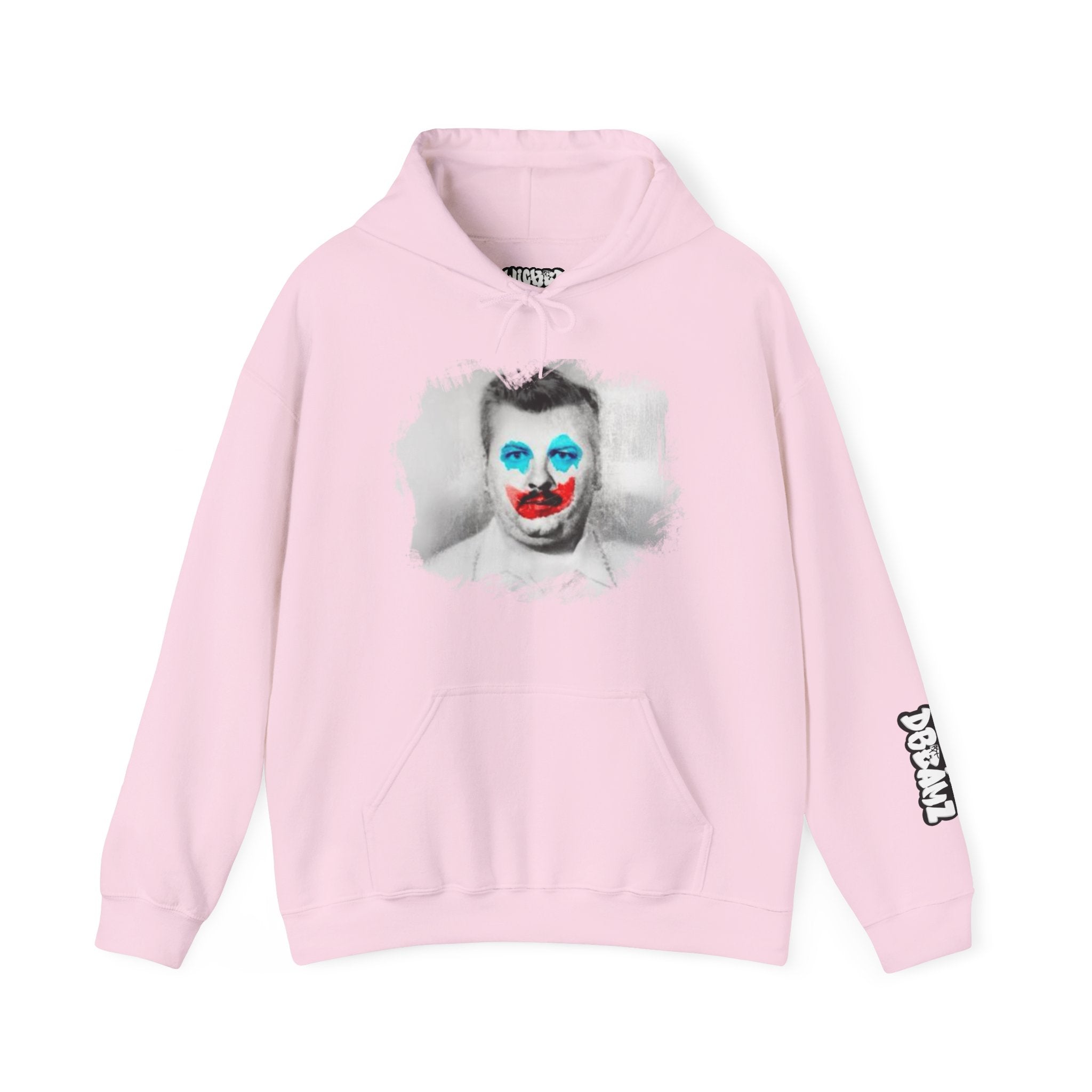 Gacy Hooded Sweatshirt, Unisex Hoodie, Funny Sweatshirt, Halloween Costume, Graphic Hoodie, Gift for Fans