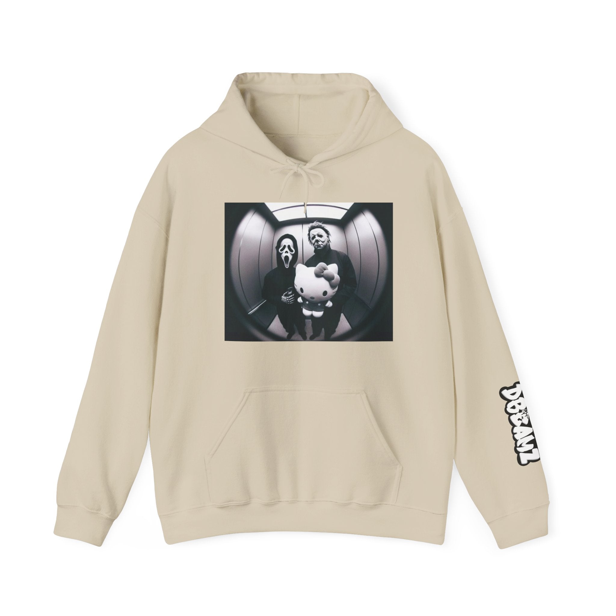 Sweet horror Graphic Hoodie, Cozy Unisex Sweatshirt for Everyday Wear, Perfect Gift for Friends, Streetwear Style, Unique Graphic Design