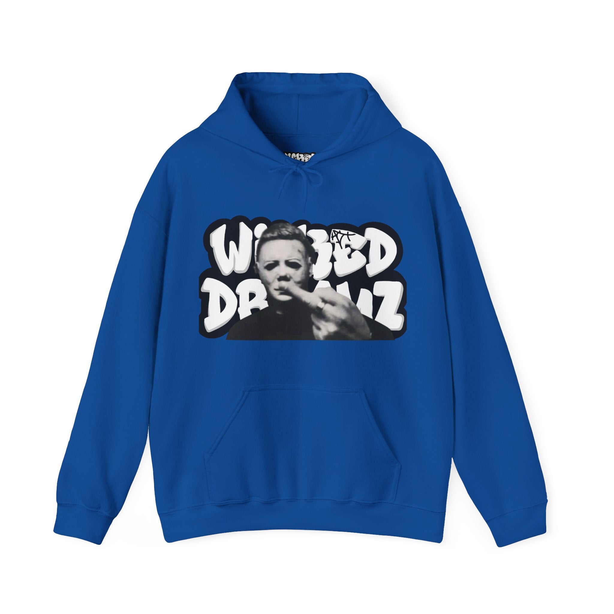 Wicked Dreamz Myers Hoodie, Unisex Heavy Blend Sweatshirt, Streetwear Sweatshirt, Cool Graphic Hoodie, Unique Gift for Music Lovers