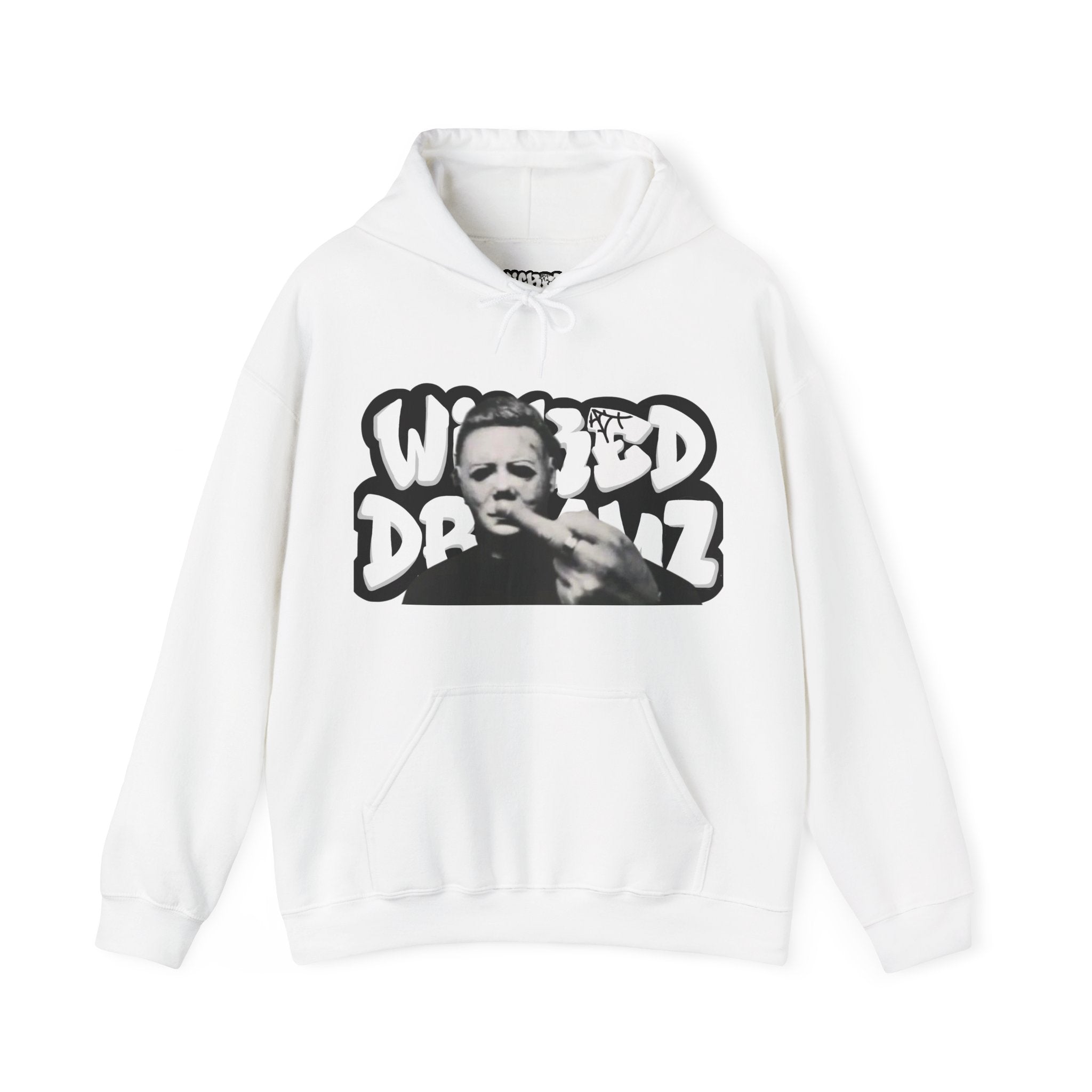 Wicked Dreamz Myers Hoodie, Unisex Heavy Blend Sweatshirt, Streetwear Sweatshirt, Cool Graphic Hoodie, Unique Gift for Music Lovers