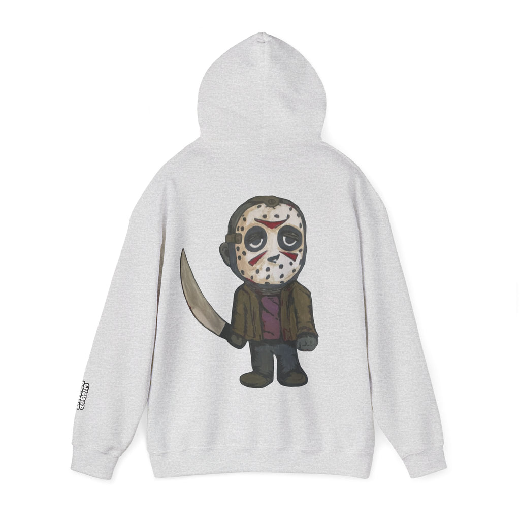Cute Horror Character Hoodie, Fun Unisex Sweatshirt, Perfect for Halloween, Movie Nights, Casual Style, Gift for Film Lovers