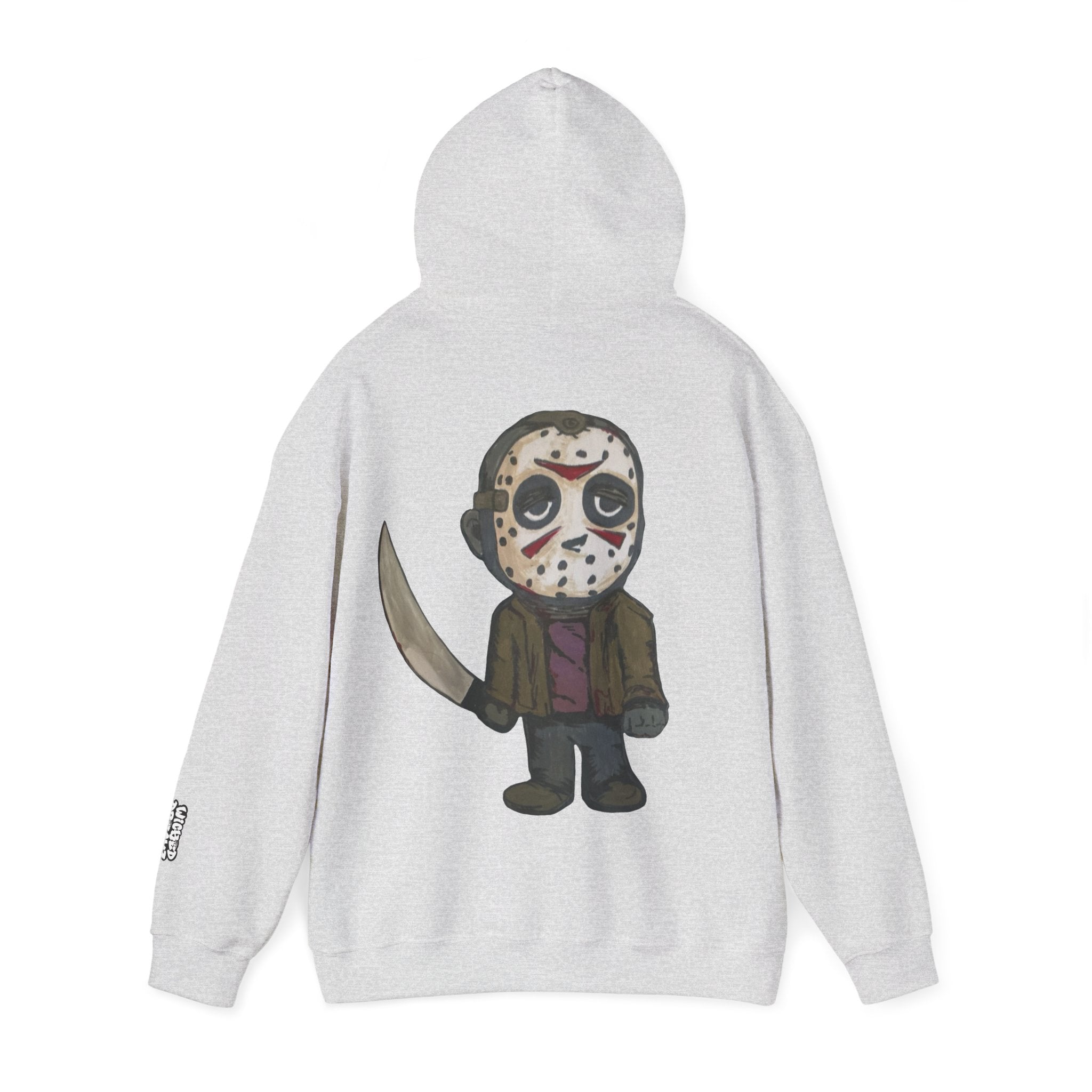 Cute Horror Character Hoodie, Fun Unisex Sweatshirt, Perfect for Halloween, Movie Nights, Casual Style, Gift for Film Lovers