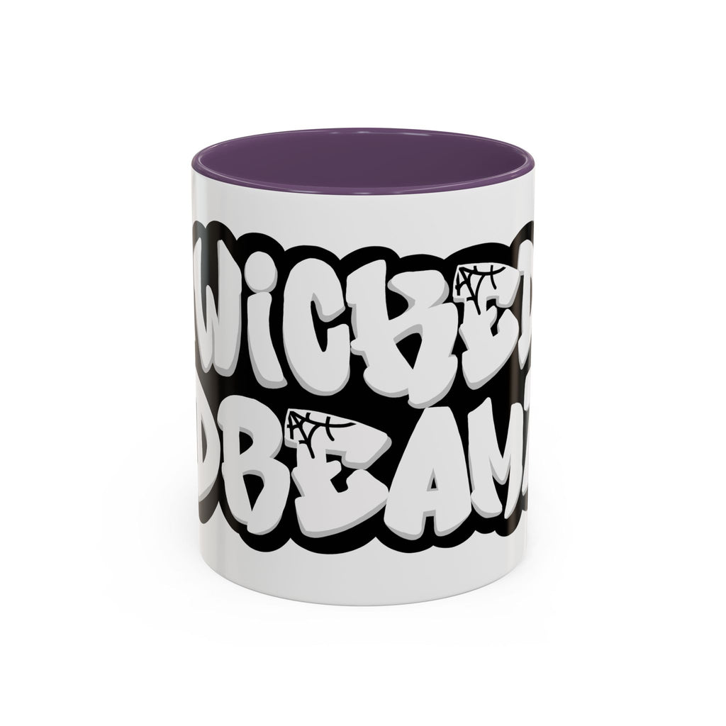 Wicked Dreams Accent Coffee Mug - Unique Gift, Home Decor, Morning Coffee Companion, Graffiti Style, Customizable