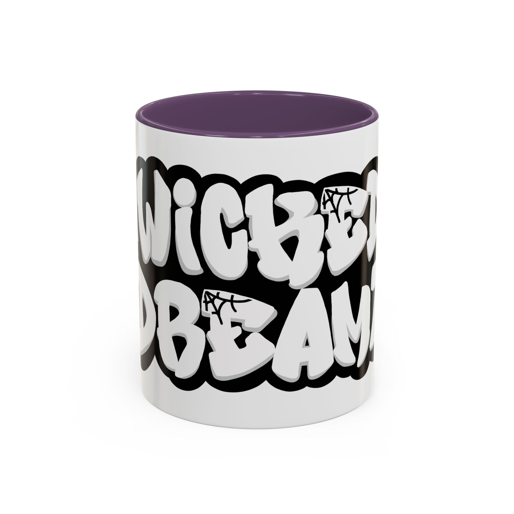 Wicked Dreams Accent Coffee Mug - Unique Gift, Home Decor, Morning Coffee Companion, Graffiti Style, Customizable