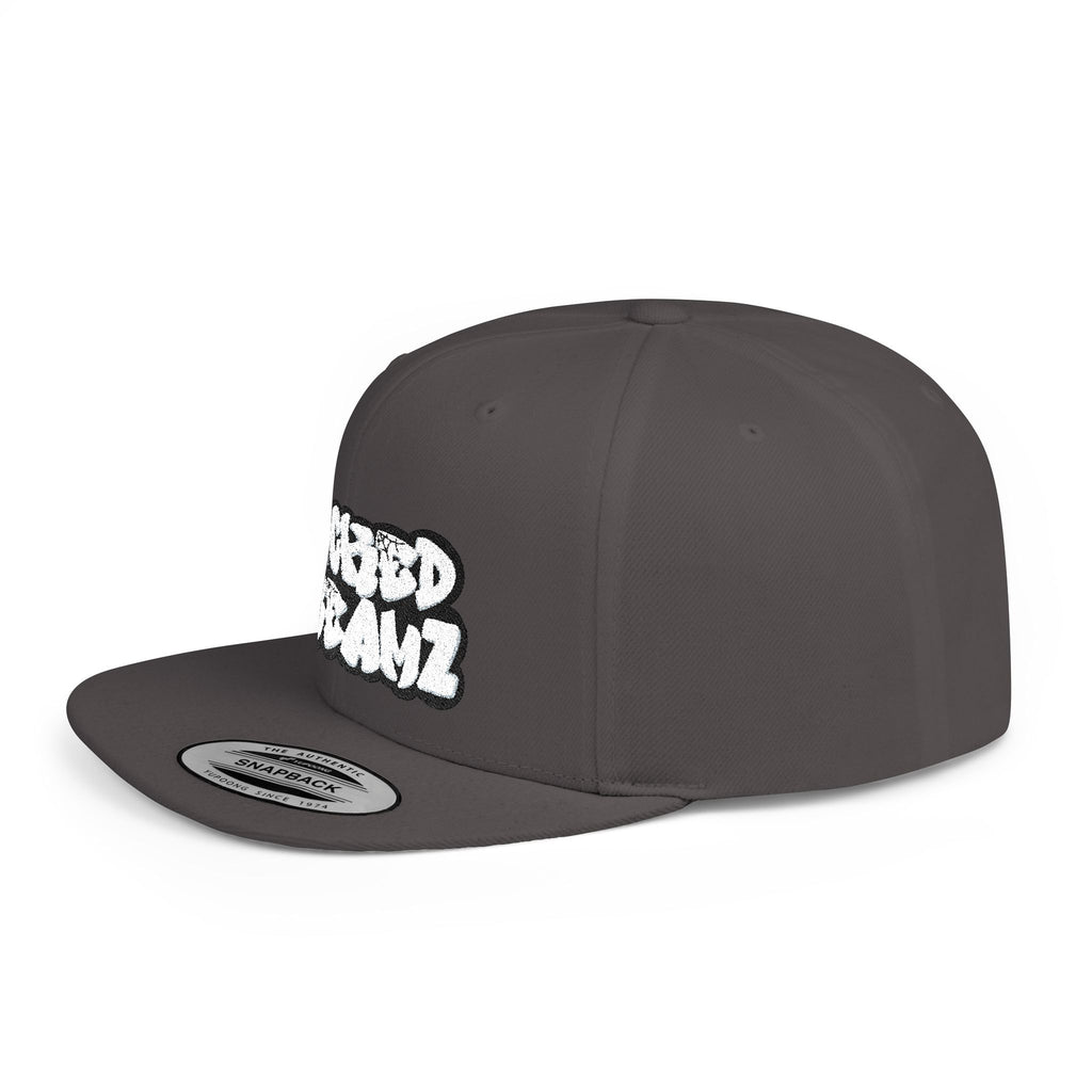 Wicked Dreamz Snapback Hat, Trendy Flat Bill Cap for Street Style, Unisex Urban Fashion, Perfect Gift for Hip-Hop Lovers, Casual Wear