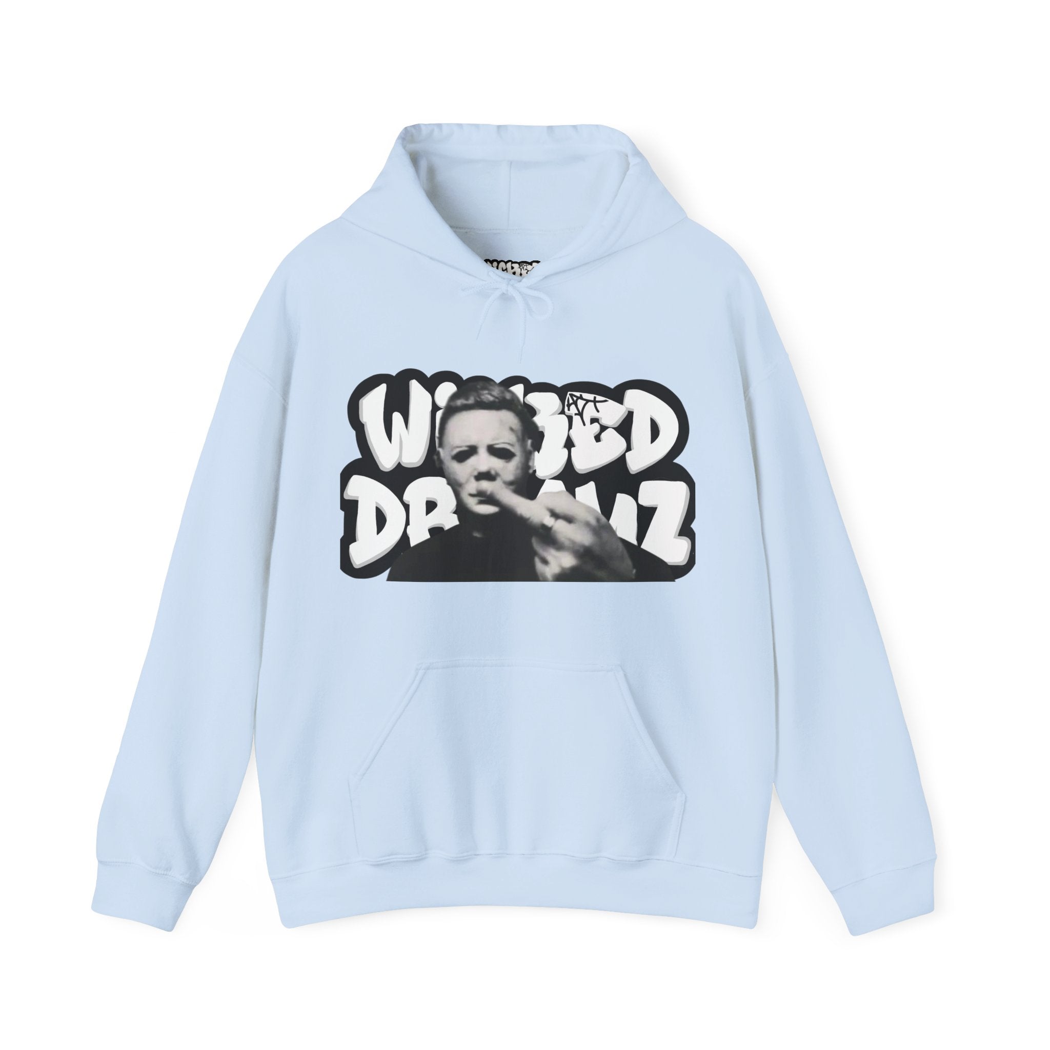 Wicked Dreamz Myers Hoodie, Unisex Heavy Blend Sweatshirt, Streetwear Sweatshirt, Cool Graphic Hoodie, Unique Gift for Music Lovers