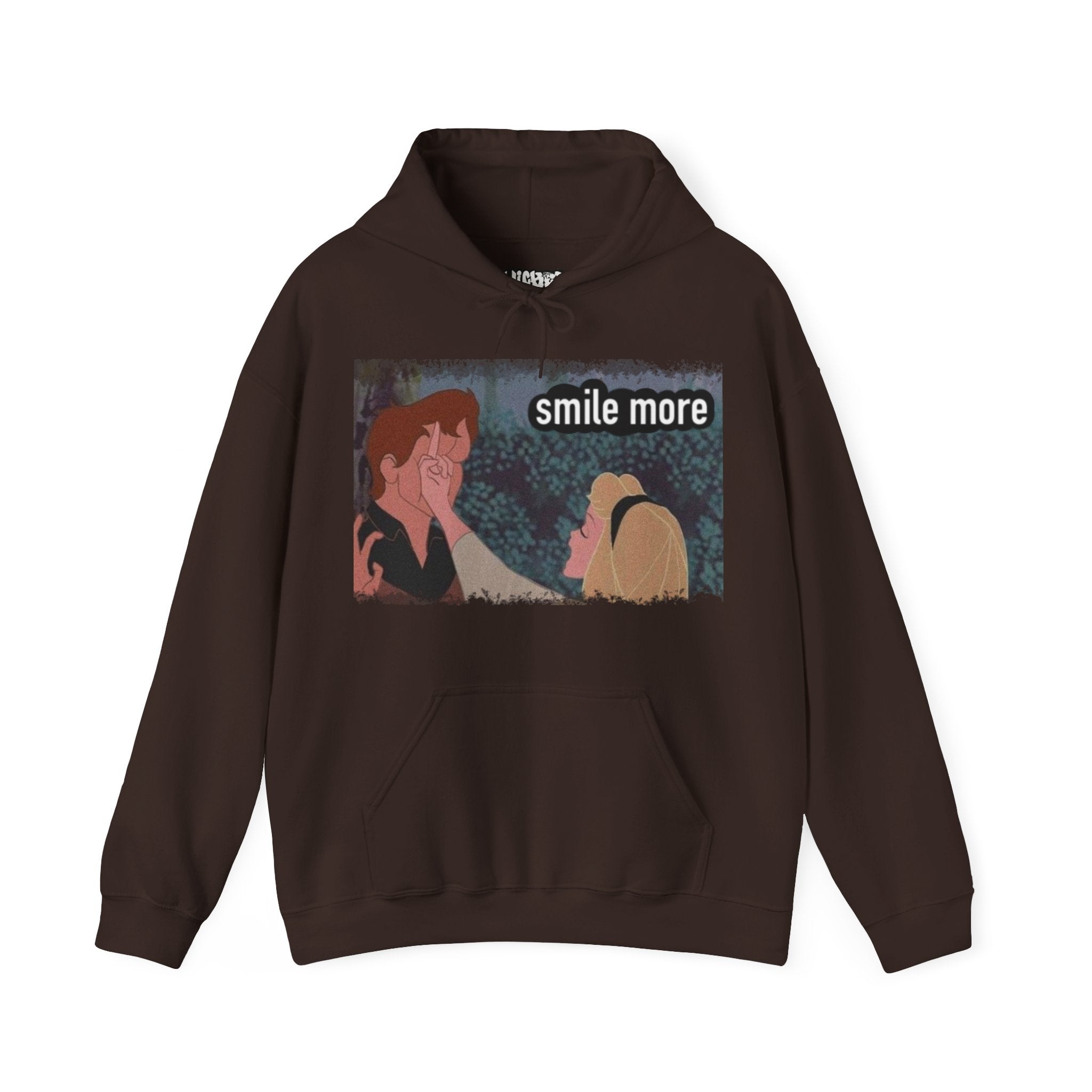 Smile more Unisex Inspirational Hoodie, Cozy Sweatshirt for Everyday Wear, Great for Gifts, Perfect for Birthdays, Self-Care and Motivation