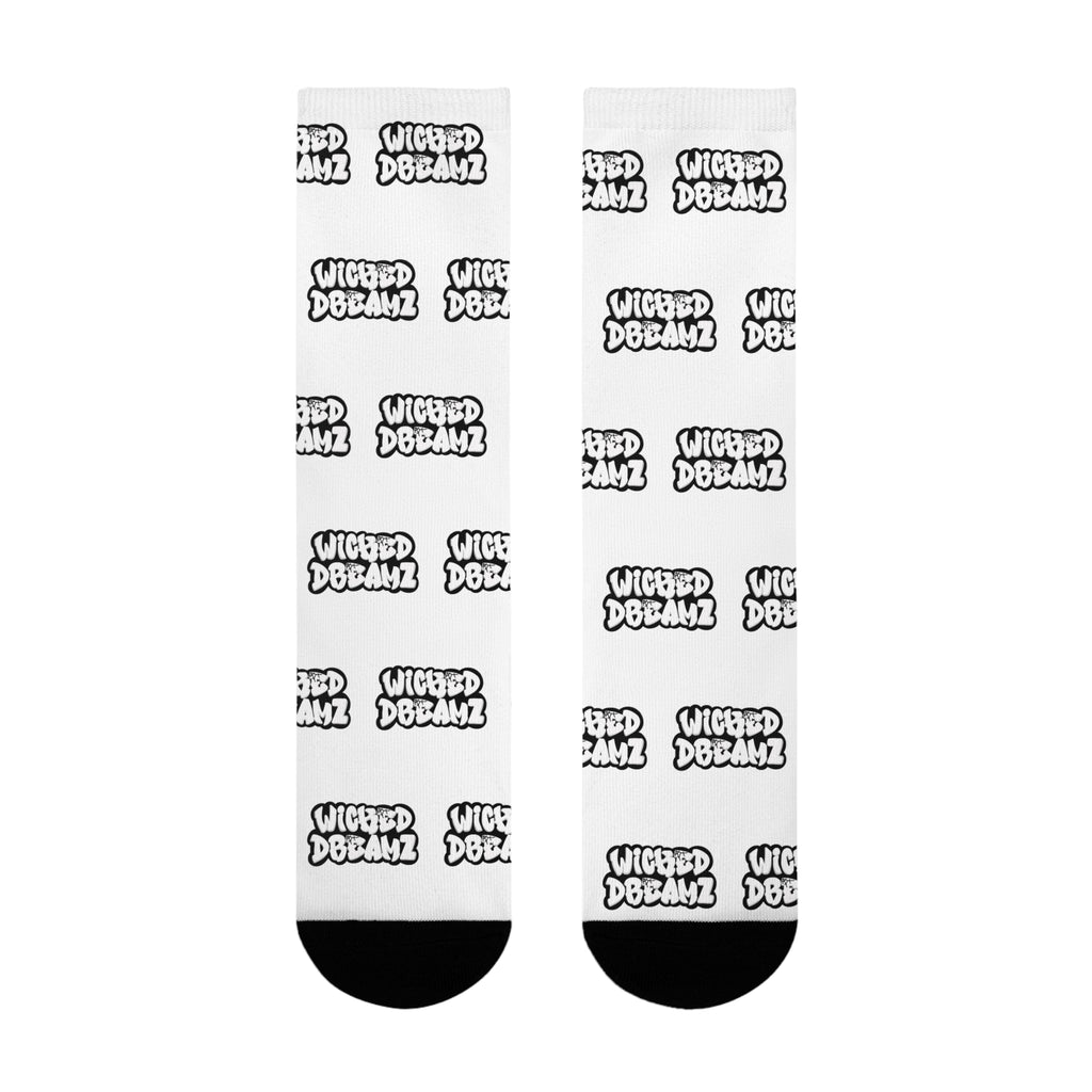 Wicked Domain Sublimation Crew Socks, Fun Casual Socks, Gift for Sock Lovers, Unique Statement Socks, Ideal for Everyday Wear