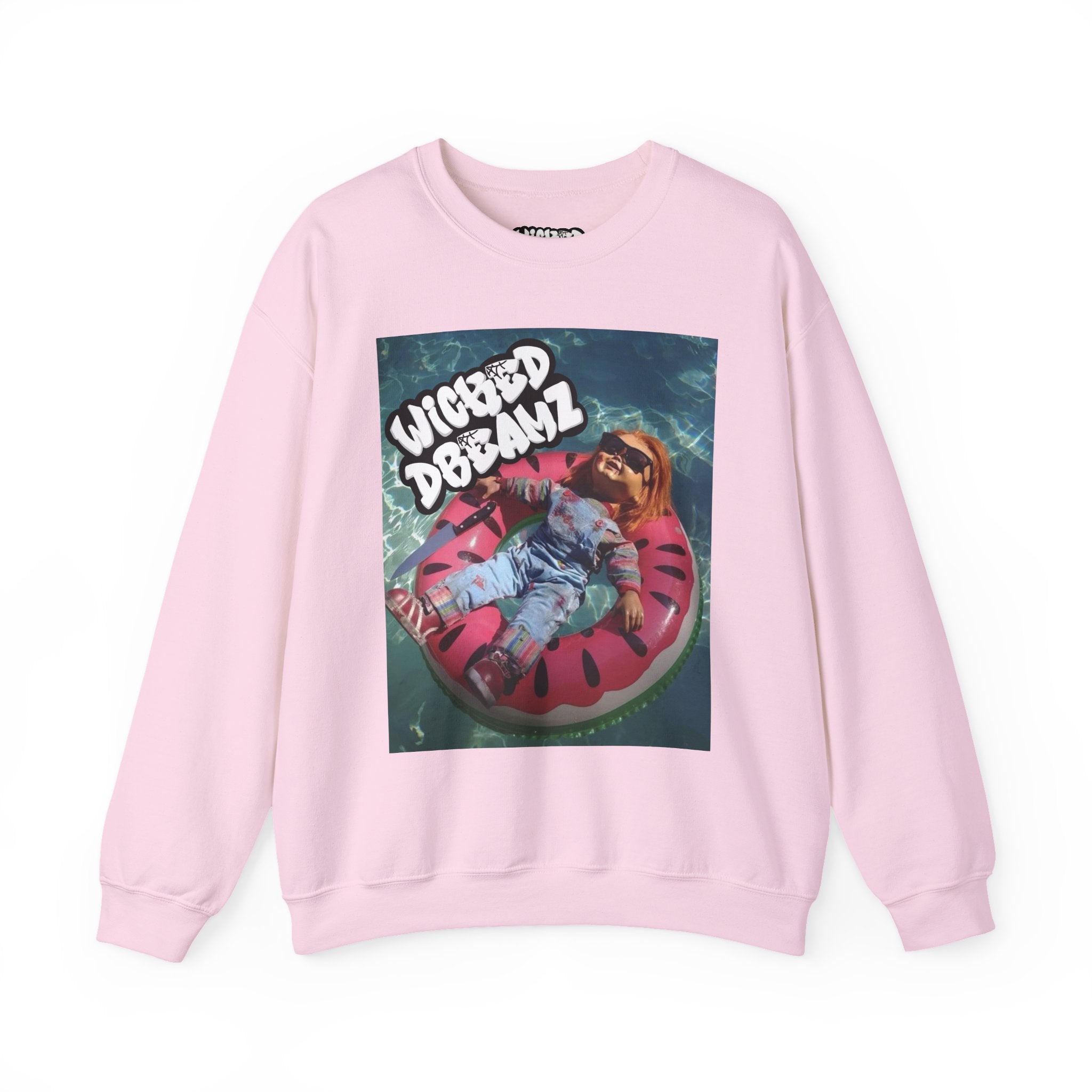 Chill Vibes Sweatshirt - Unisex Heavy Blend Crewneck, Cozy Streetwear, Fun Gift for Friends, Casual Outfit, Everyday Comfort