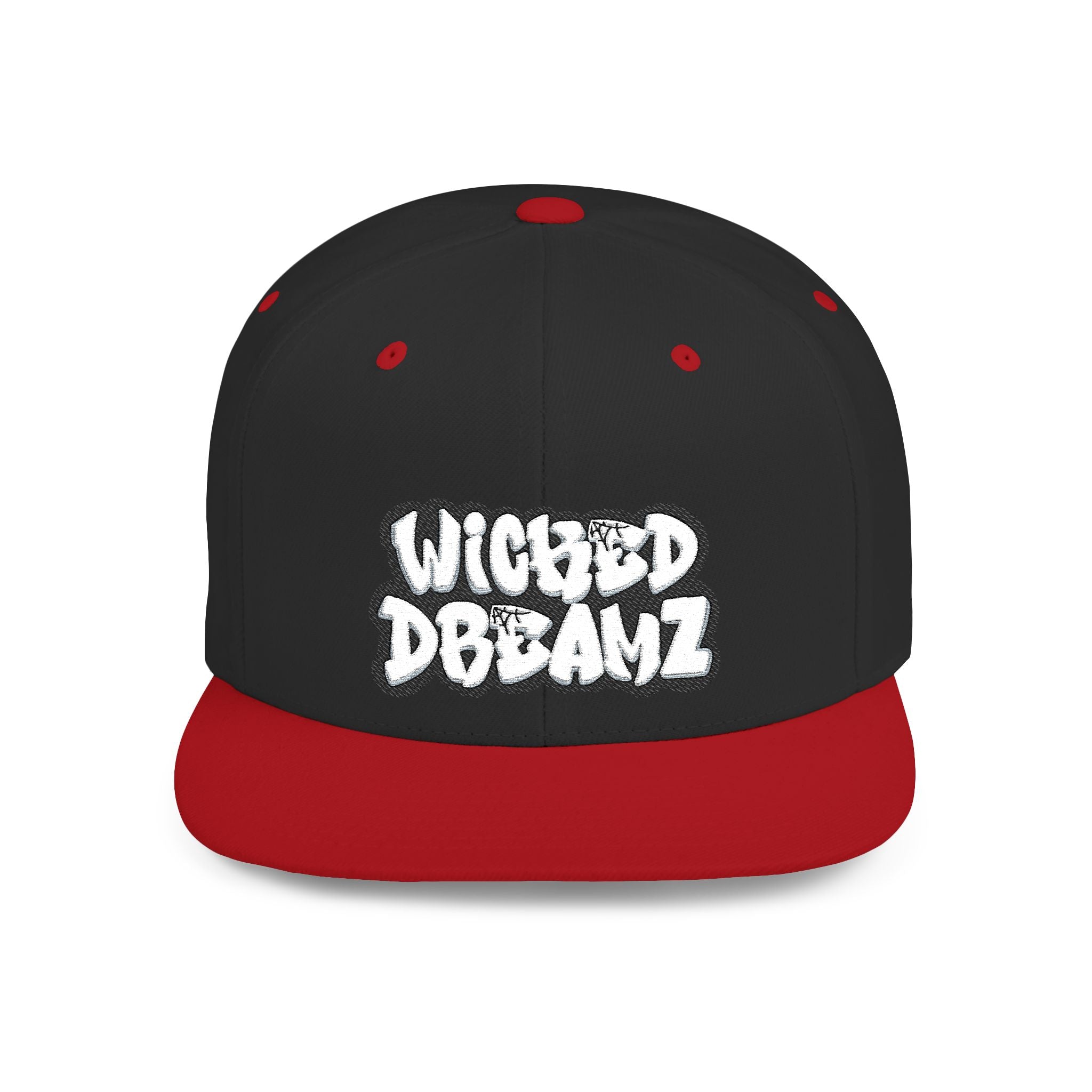 Wicked Dreamz Snapback Hat, Trendy Flat Bill Cap for Street Style, Unisex Urban Fashion, Perfect Gift for Hip-Hop Lovers, Casual Wear