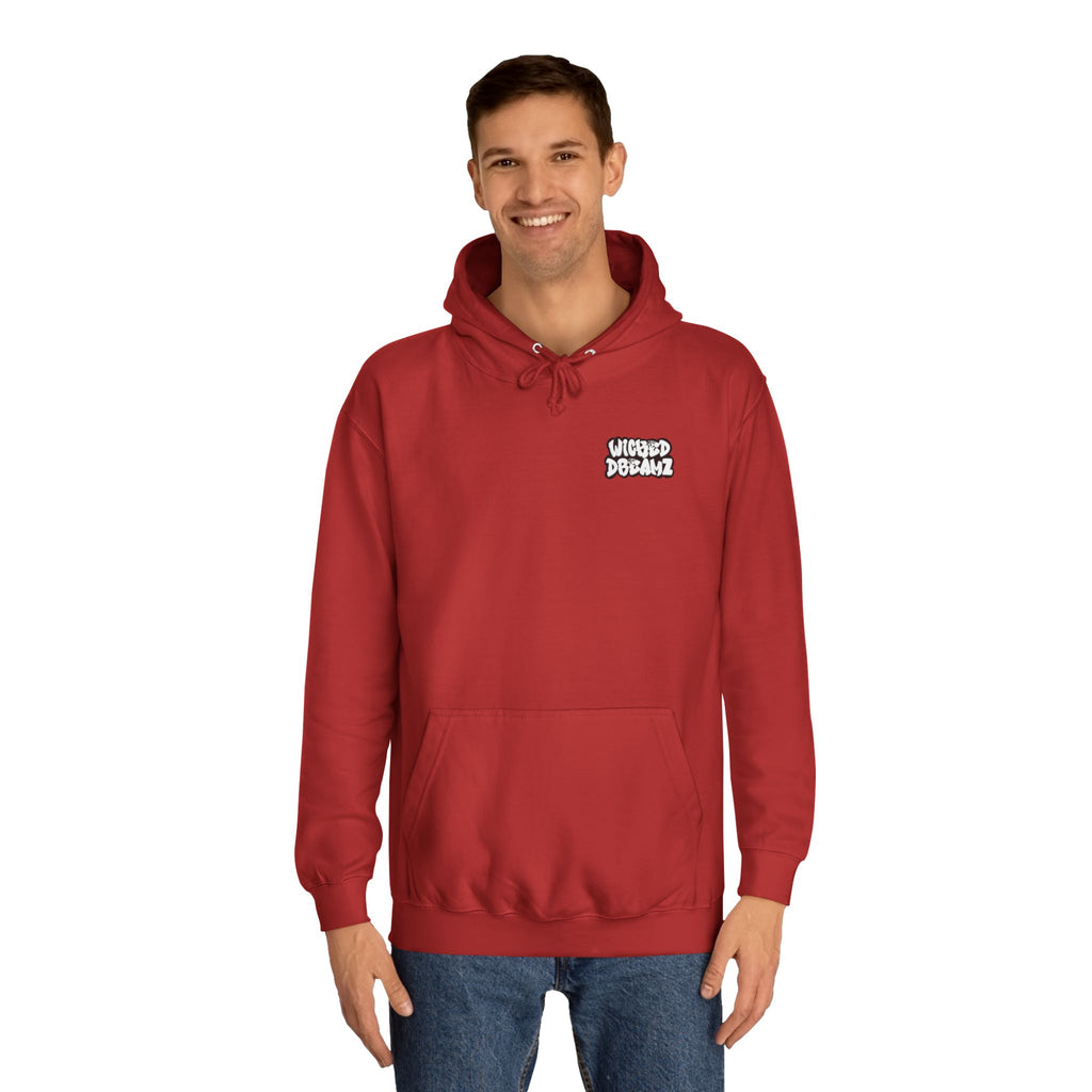 Unisex Skull Art College Hoodie, Casual Halloween Sweatshirt, College Student Gift, Graphic Hoodie for Men and Women, Trendy Layering Wear