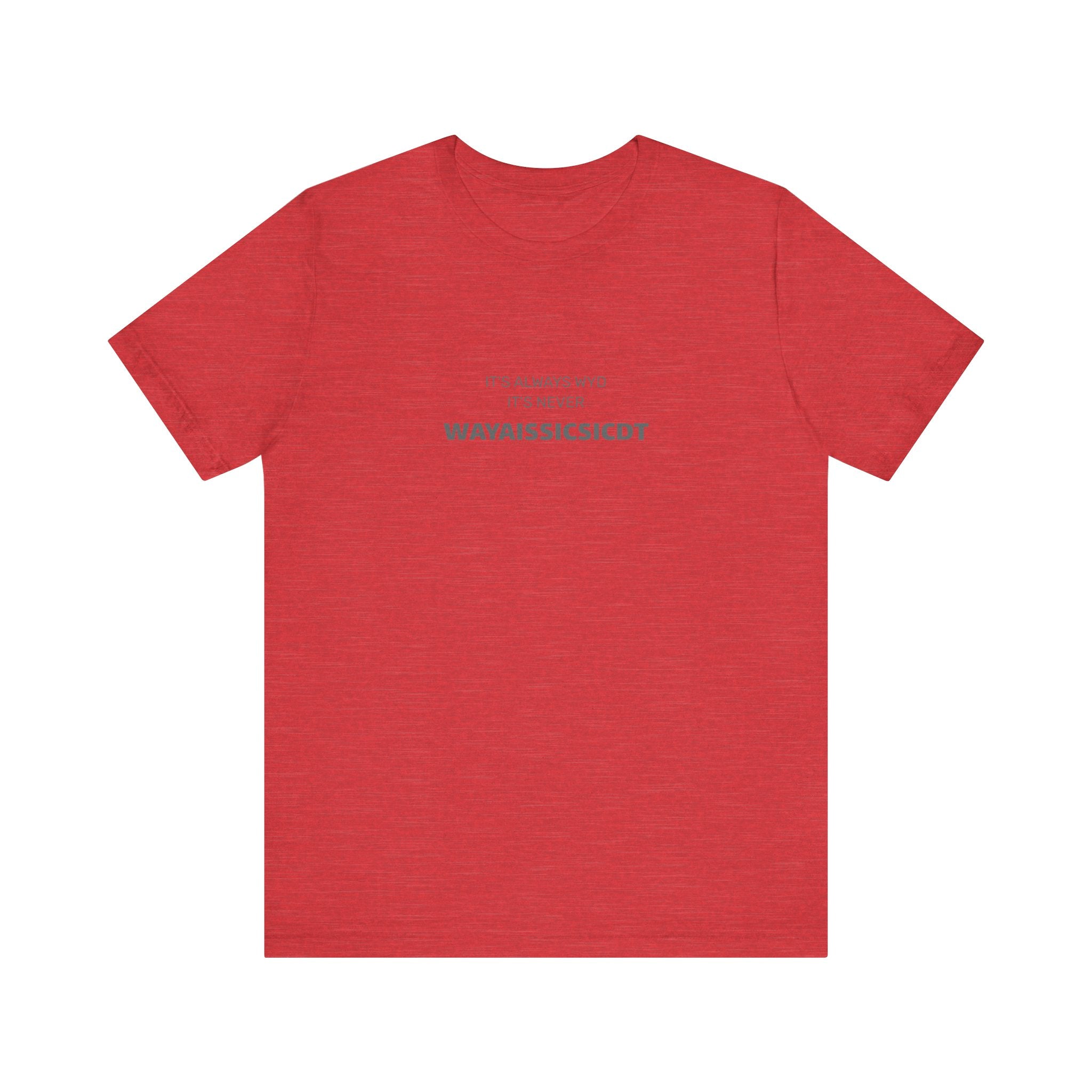 Where are you Unisex Jersey Tee - Perfect Gift for Friends, Casual Wear, Birthdays, Anniversaries, Humor Merch, Everyday Comfort