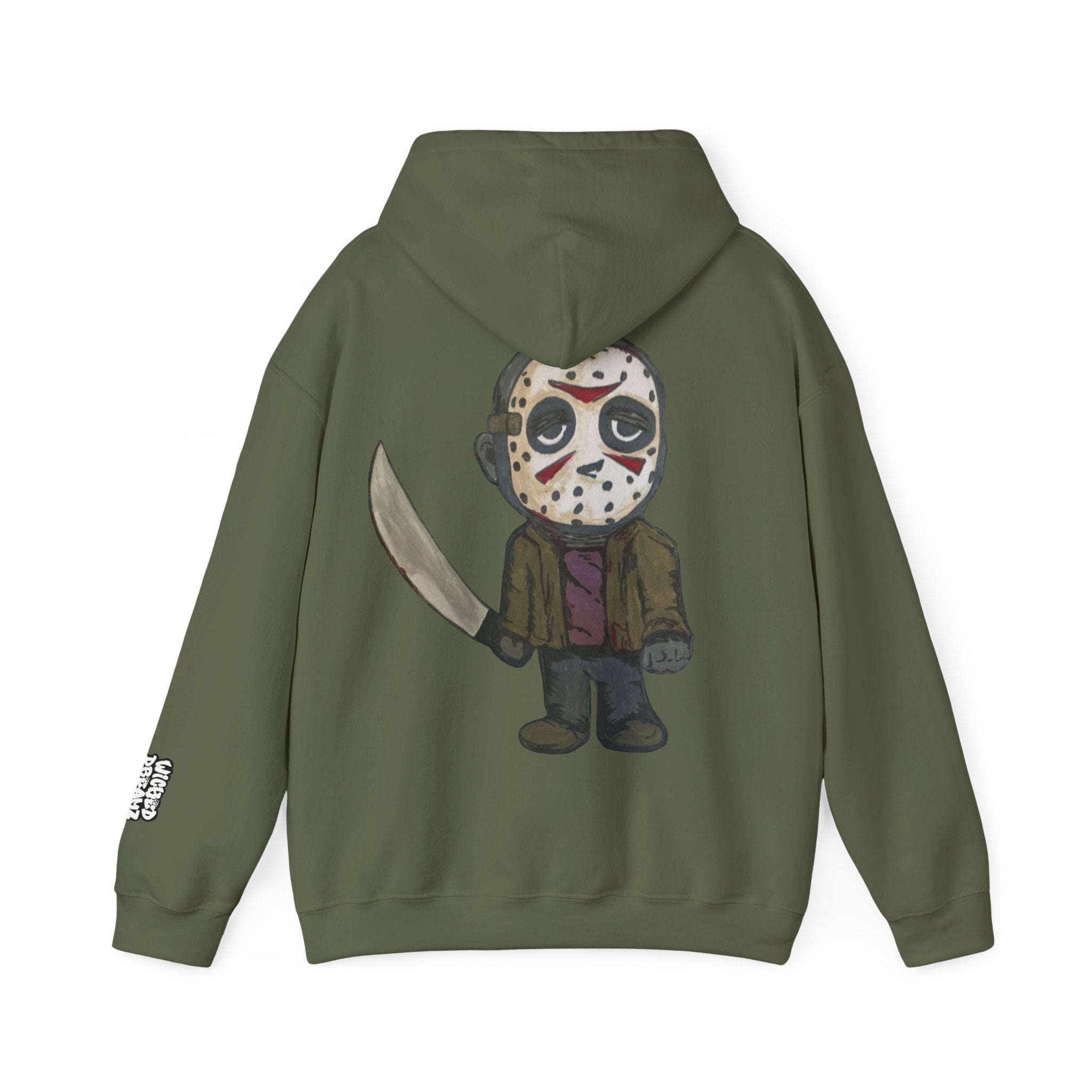Cute Horror Character Hoodie, Fun Unisex Sweatshirt, Perfect for Halloween, Movie Nights, Casual Style, Gift for Film Lovers