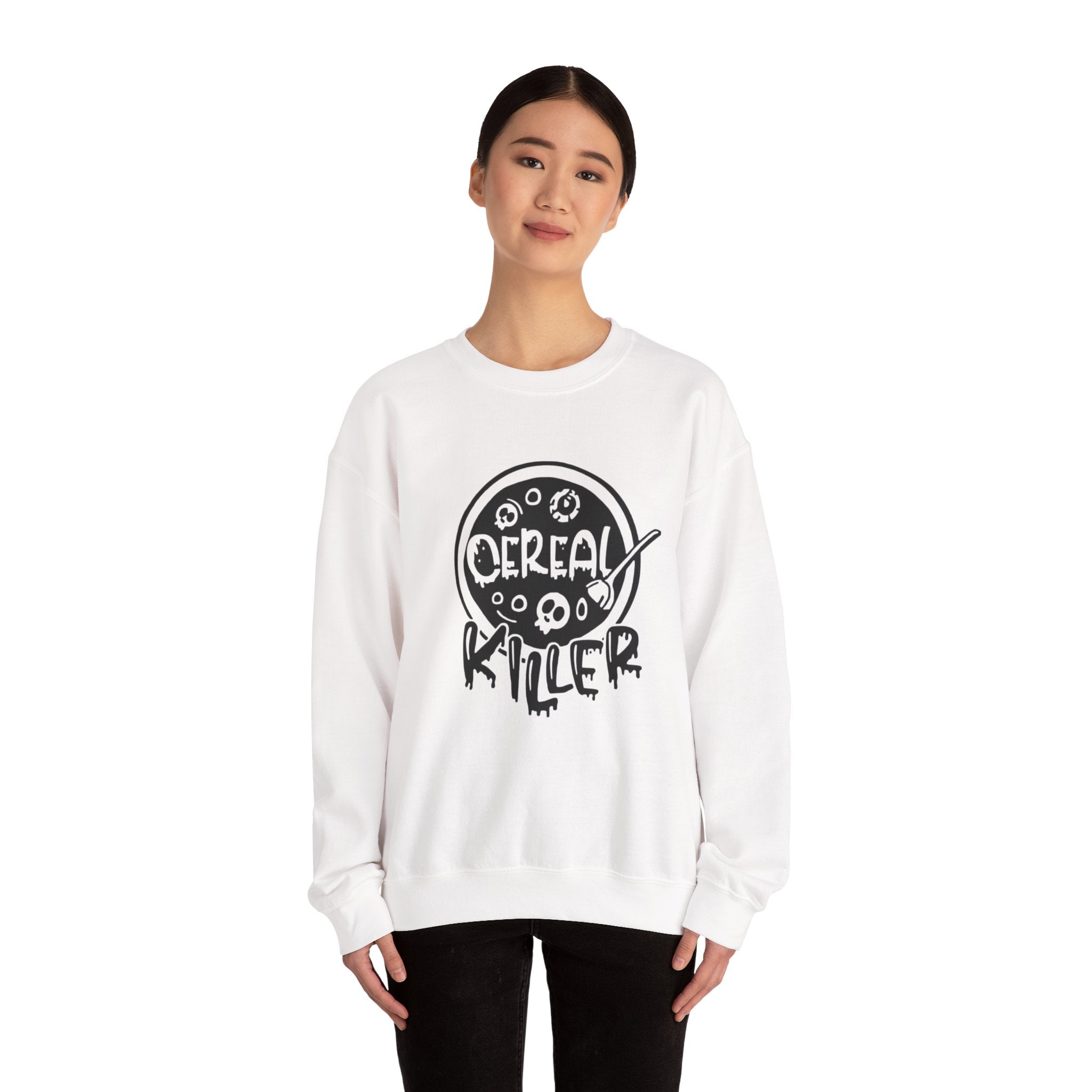 Cereal Killer Crewneck Sweatshirt, Funny Gift, Halloween Sweatshirt, Unisex Sweatshirt, Casual Wear, Trendy Apparel