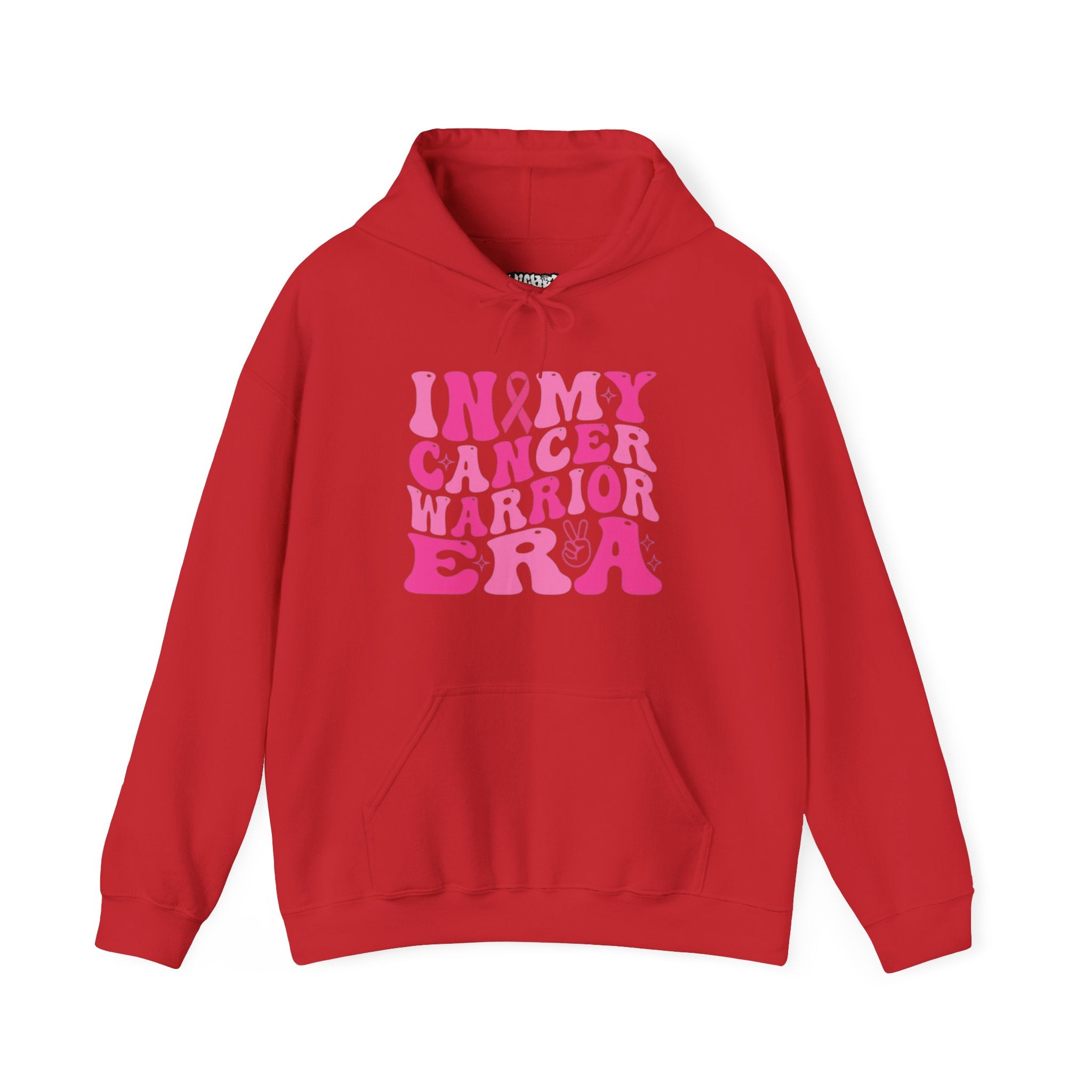 Pink Cancer Warrior Hoodie | Unisex Heavy Blend™ Hooded Sweatshirt for Support, Awareness, Gifts, October Events, Comfortable Wear