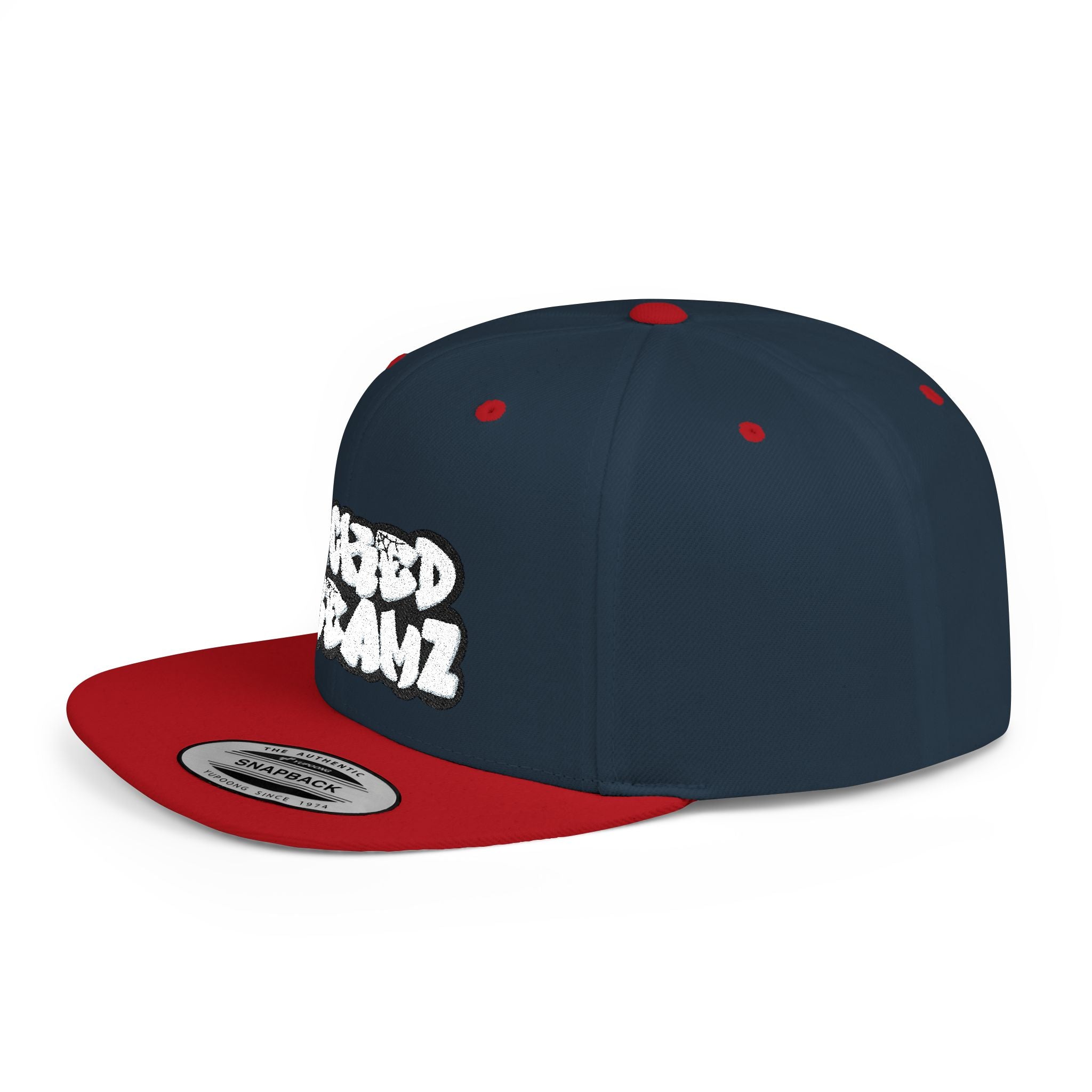 Wicked Dreamz Snapback Hat, Trendy Flat Bill Cap for Street Style, Unisex Urban Fashion, Perfect Gift for Hip-Hop Lovers, Casual Wear