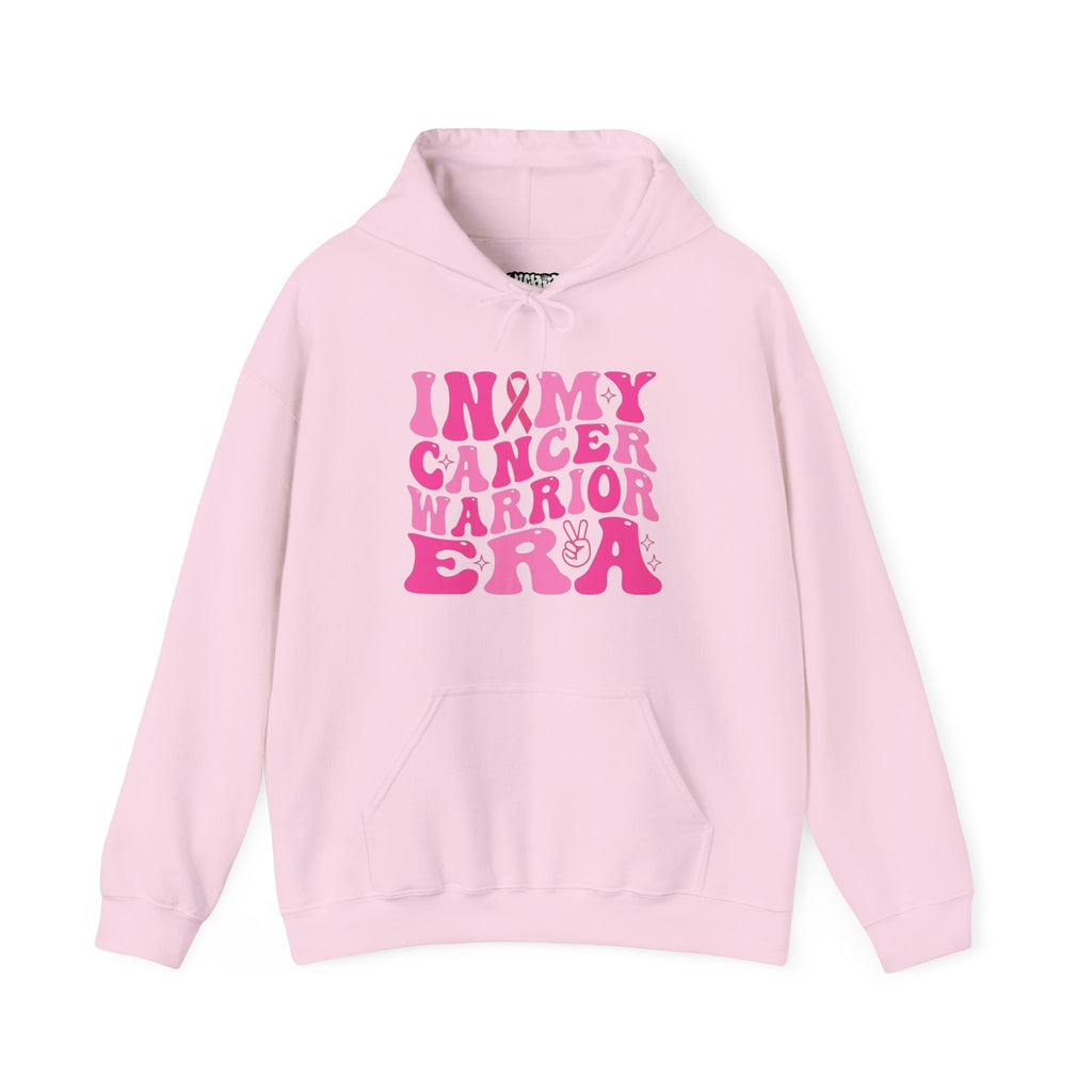 Pink Cancer Warrior Hoodie | Unisex Heavy Blend™ Hooded Sweatshirt for Support, Awareness, Gifts, October Events, Comfortable Wear