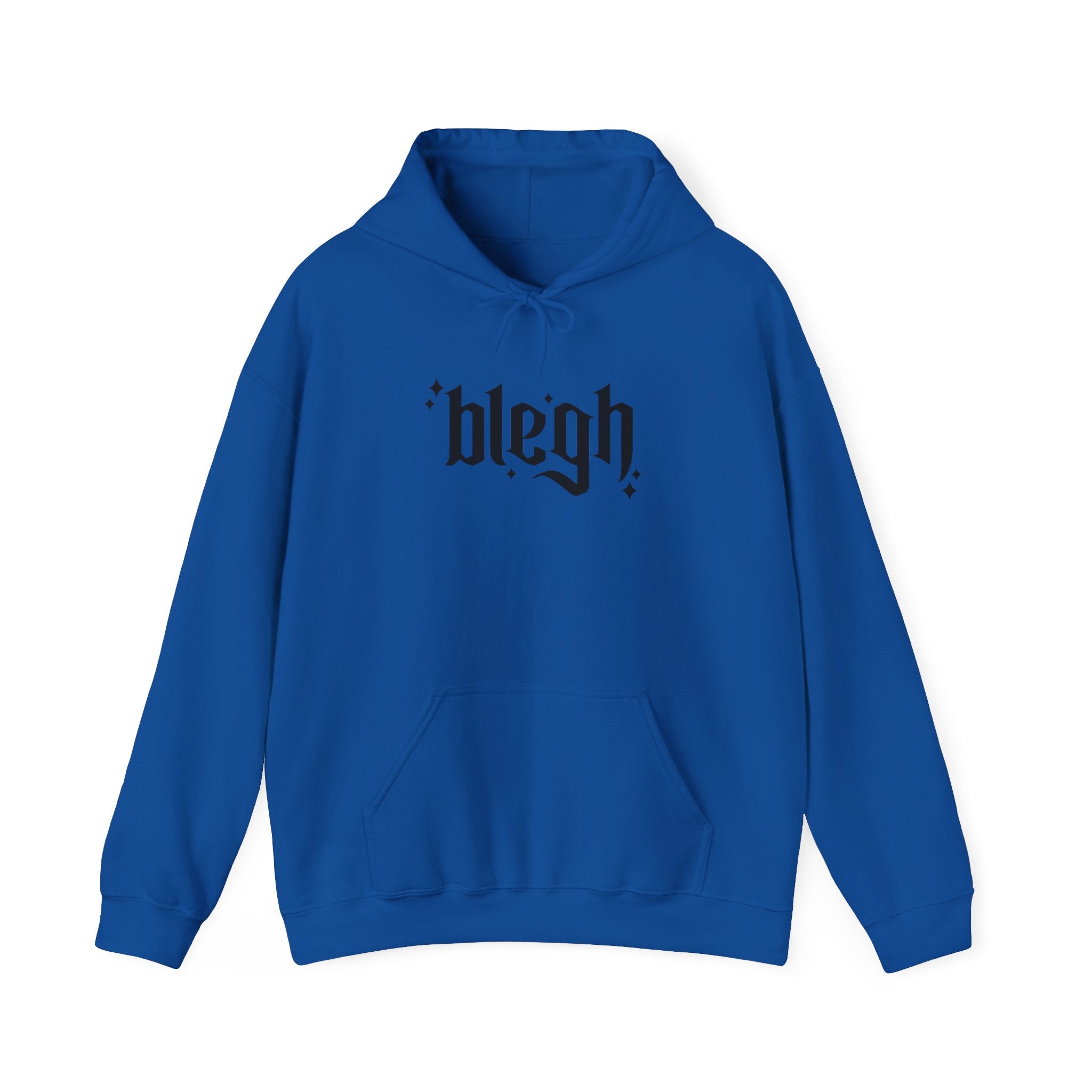 Blegh Unisex Hooded Sweatshirt | Casual Streetwear, Graphic Hoodie, Gift for Friends, Cozy Wear, Trendy Fashion