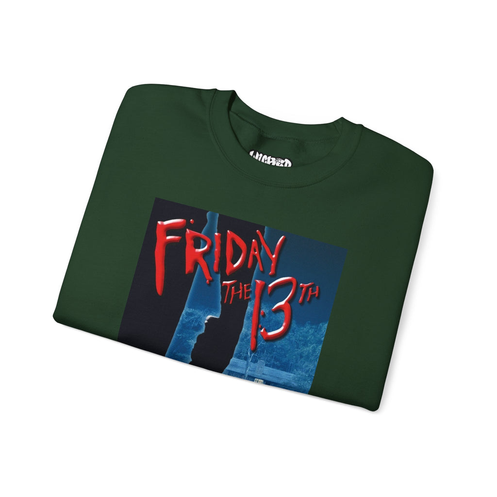 Friday the 13th Unisex Crewneck Sweatshirt, Halloween Apparel, Horror Movie Sweatshirt, Cozy Gift for Fans, Unisex Sweatshirt