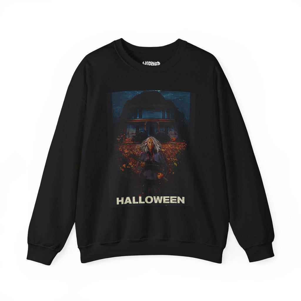 Halloween Crewneck Sweatshirt - Unisex Heavy Blend, Spooky Apparel, Cozy Halloween Outfit, October Festive Wear, Witchy Vibes