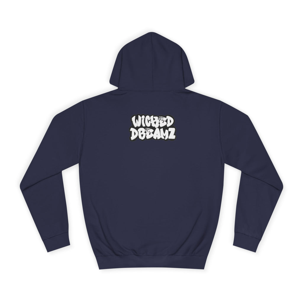 Wicked Vibe Unisex College Hoodie | Bold Graphic Hoodie, Streetwear, Gift for Students, Music Lovers, Casual Wear, Comfort