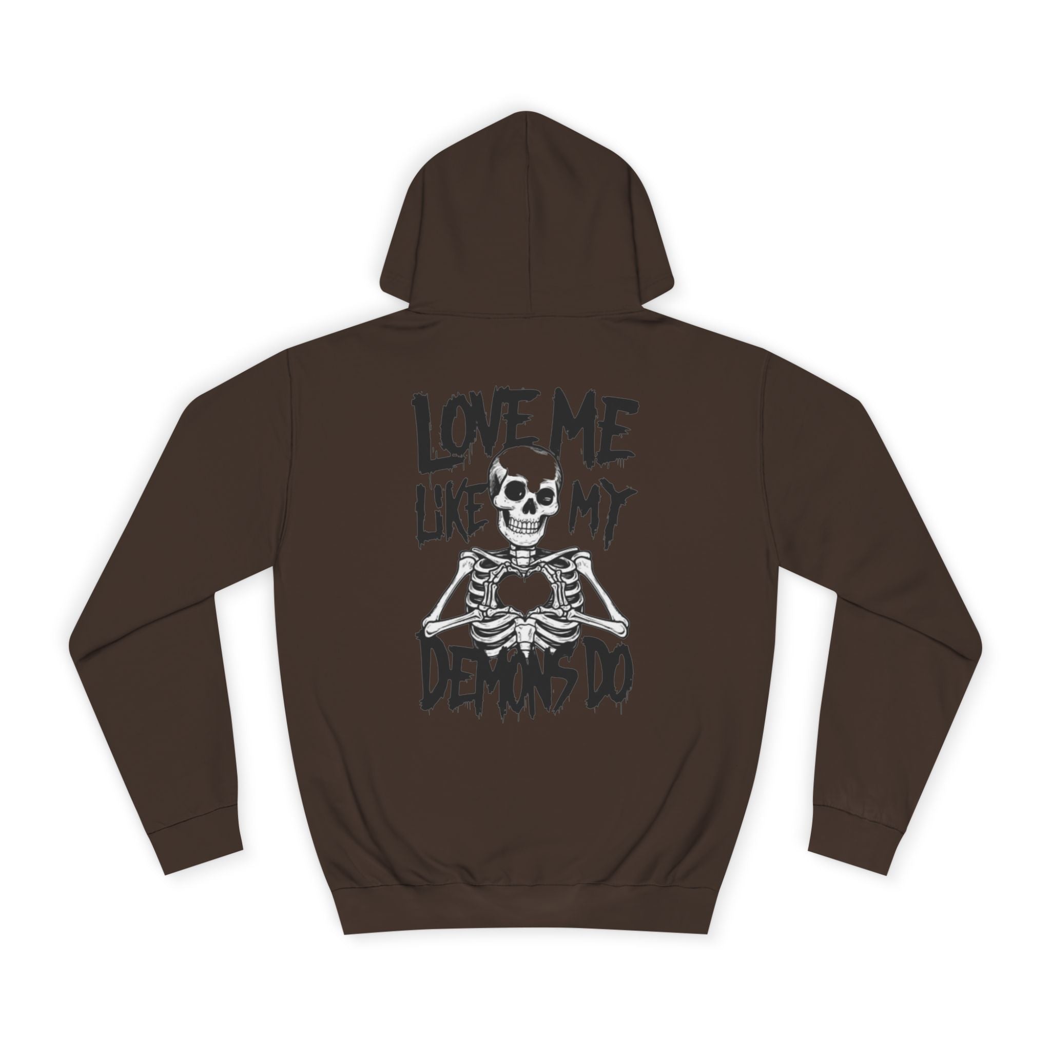 Unisex Skull Art College Hoodie, Casual Halloween Sweatshirt, College Student Gift, Graphic Hoodie for Men and Women, Trendy Layering Wear