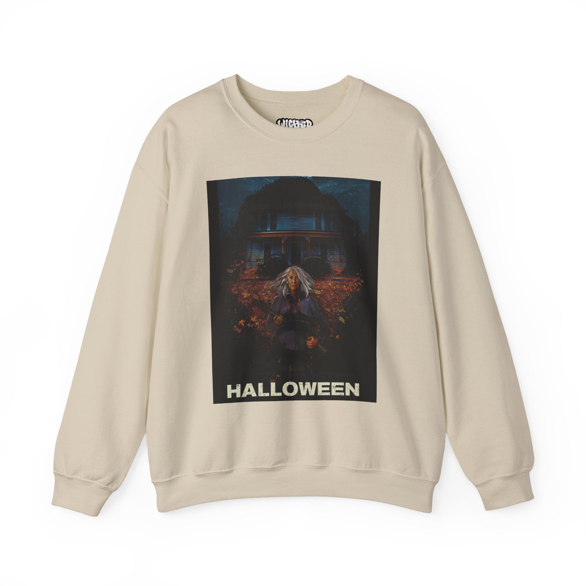 Halloween Crewneck Sweatshirt - Unisex Heavy Blend, Spooky Apparel, Cozy Halloween Outfit, October Festive Wear, Witchy Vibes