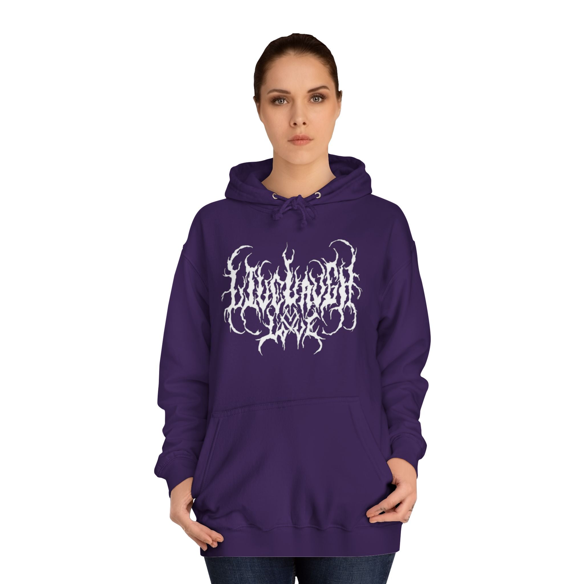 Wicked Vibe Unisex College Hoodie | Bold Graphic Hoodie, Streetwear, Gift for Students, Music Lovers, Casual Wear, Comfort